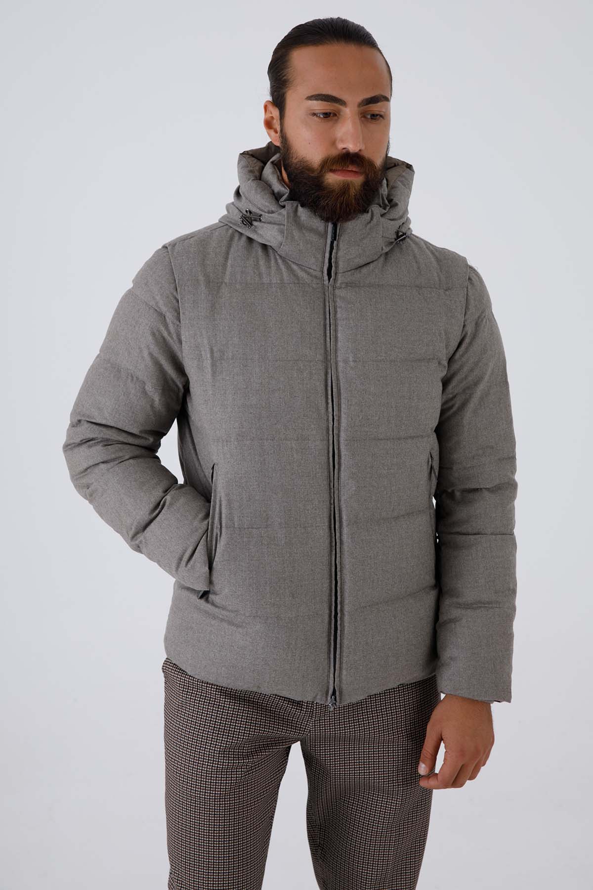 Hetrego Brian Demonte Kollu Puffer Mont-Libas Trendy Fashion Store