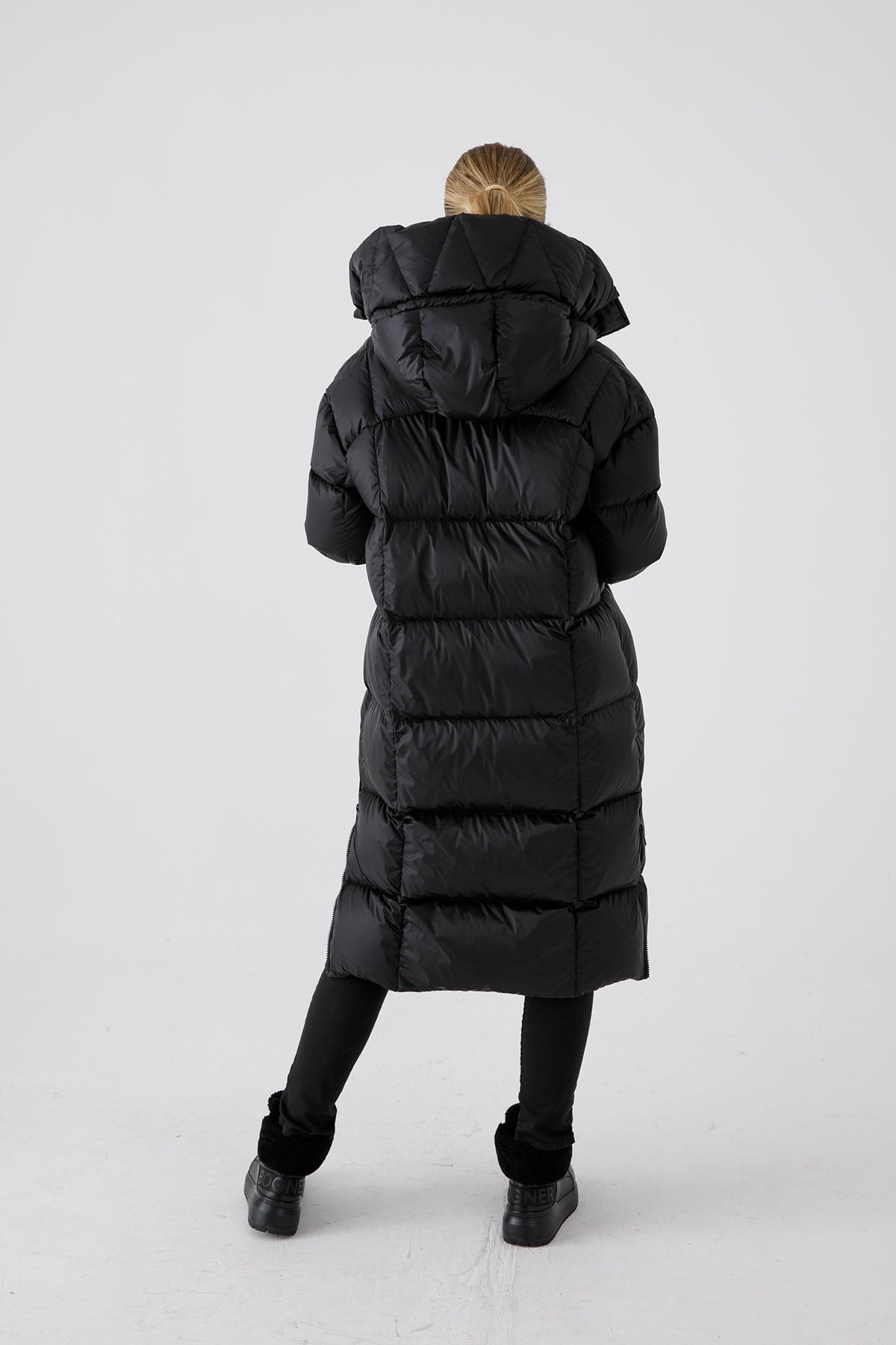 Hetrego Eunomia Kapüşonlu Kapitone Uzun Mont-Libas Trendy Fashion Store