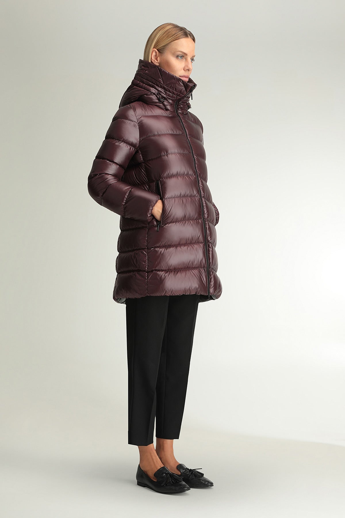 Hetrego Hygiea Parlak Puffer Mont-Libas Trendy Fashion Store