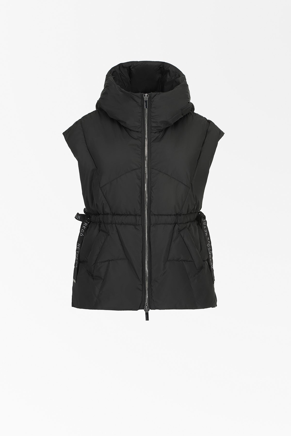 Hetrego Irene Geniş Kesim Kapüşonlu Puffer Yelek-Libas Trendy Fashion Store