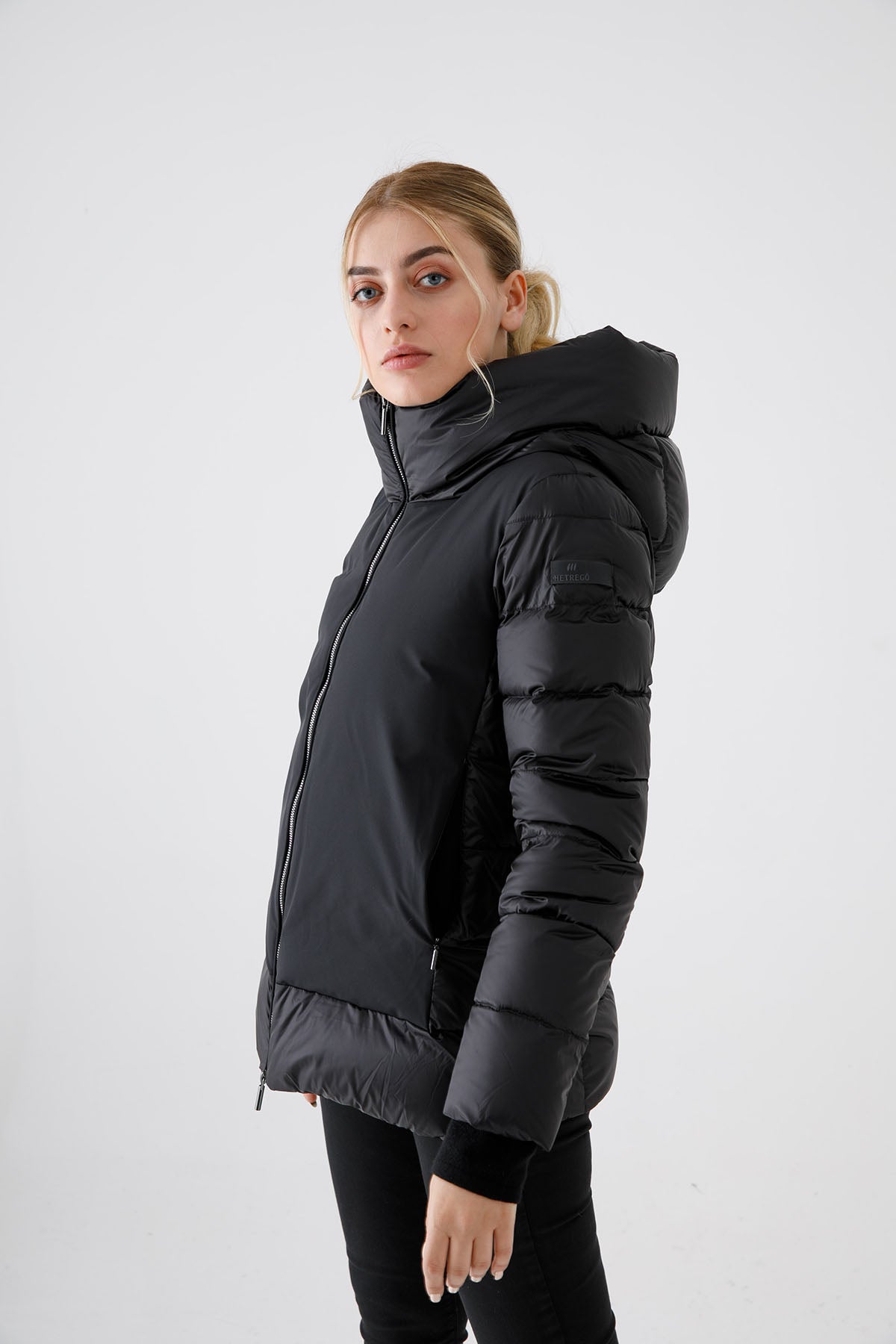 Hetrego Judie Puffer Kombinasyonlu Tekno Streç Mont-Libas Trendy Fashion Store
