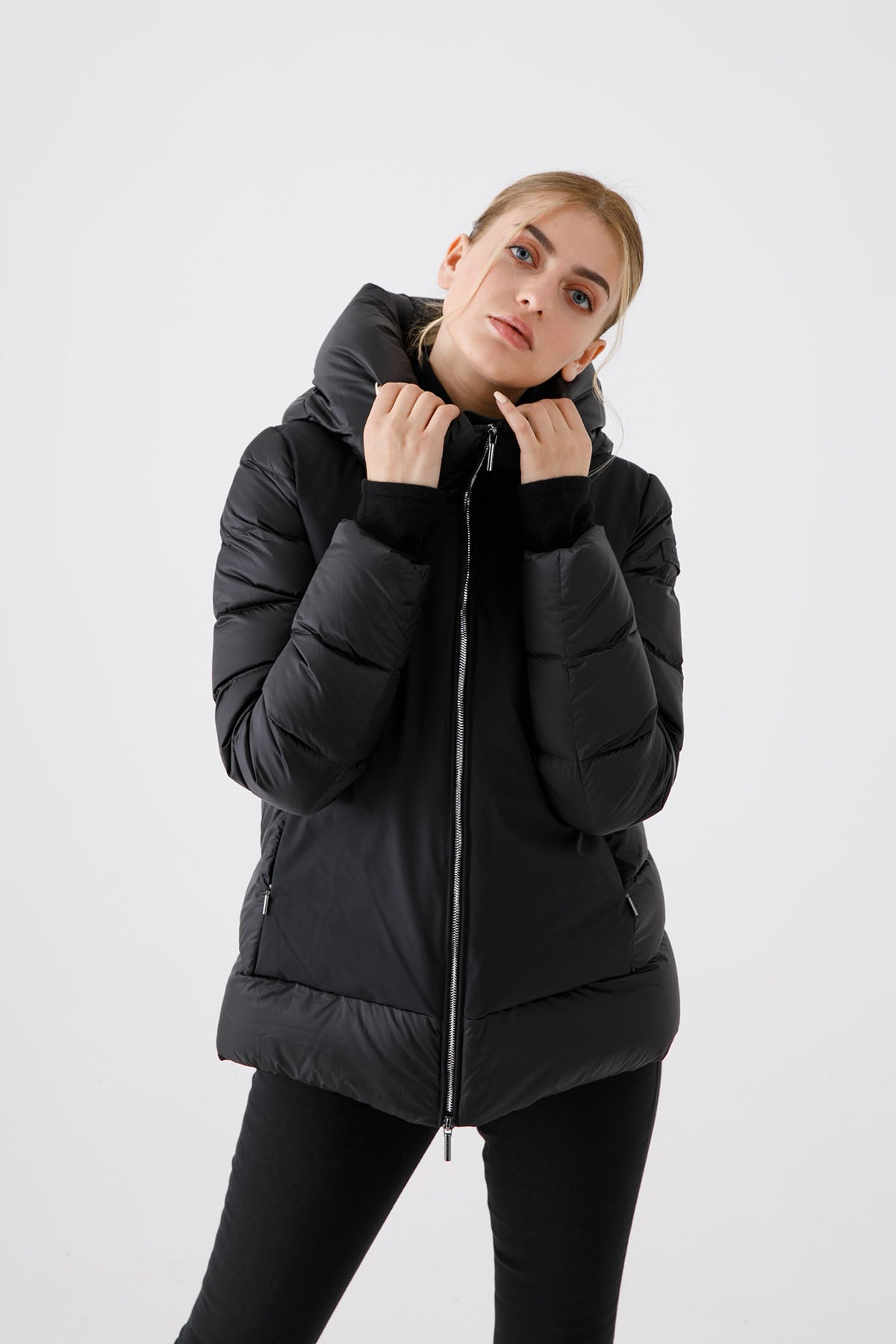 Hetrego Judie Puffer Kombinasyonlu Tekno Streç Mont-Libas Trendy Fashion Store