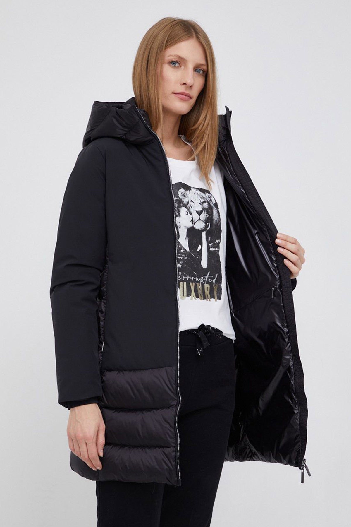 Hetrego Judie Puffer Kombinasyonlu Tekno Streç Mont-Libas Trendy Fashion Store