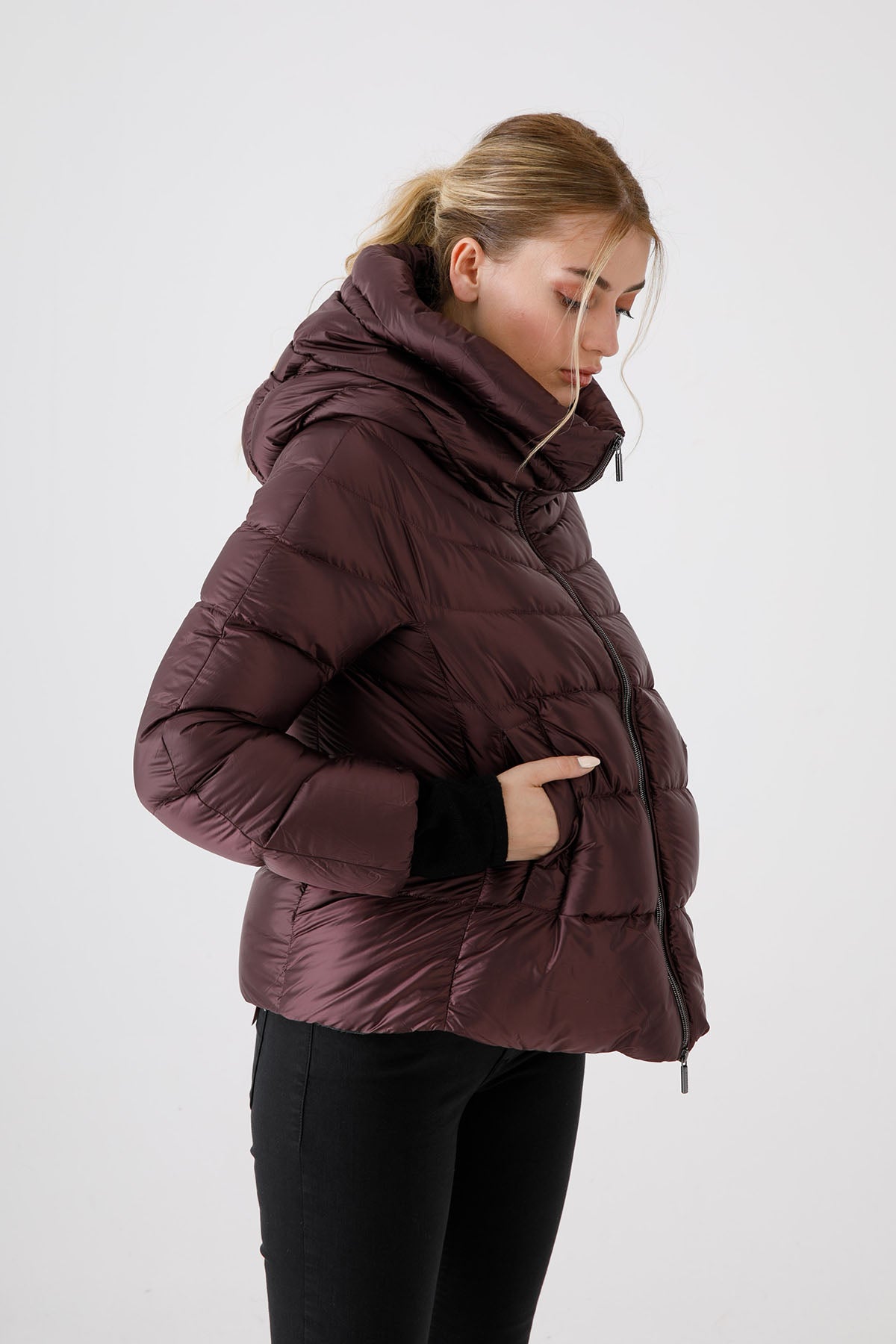 Hetrego Dafne Yüksek Yaka Puffer Mont-Libas Trendy Fashion Store