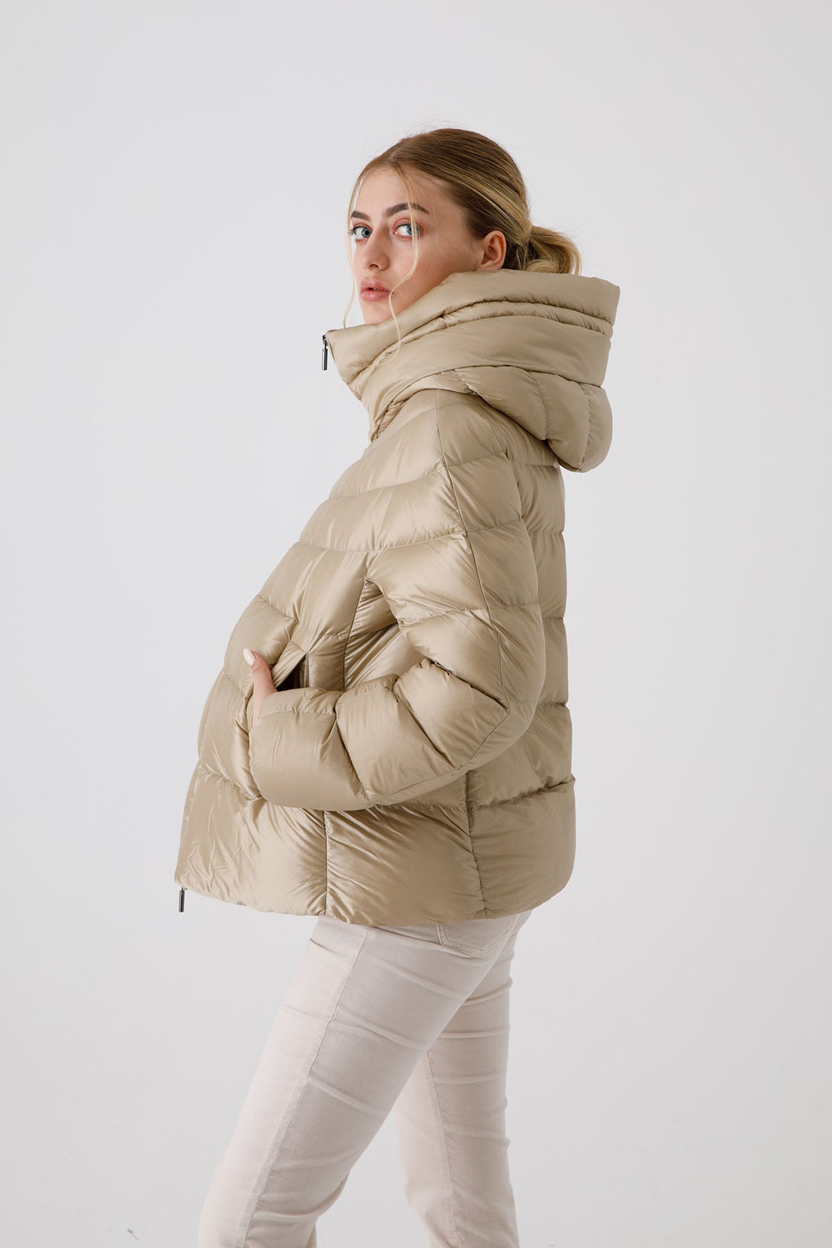 Hetrego Dafne Yüksek Yaka Puffer Mont-Libas Trendy Fashion Store
