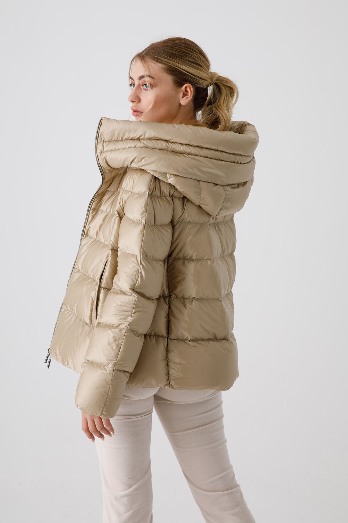 Hetrego Dafne Yüksek Yaka Puffer Mont-Libas Trendy Fashion Store