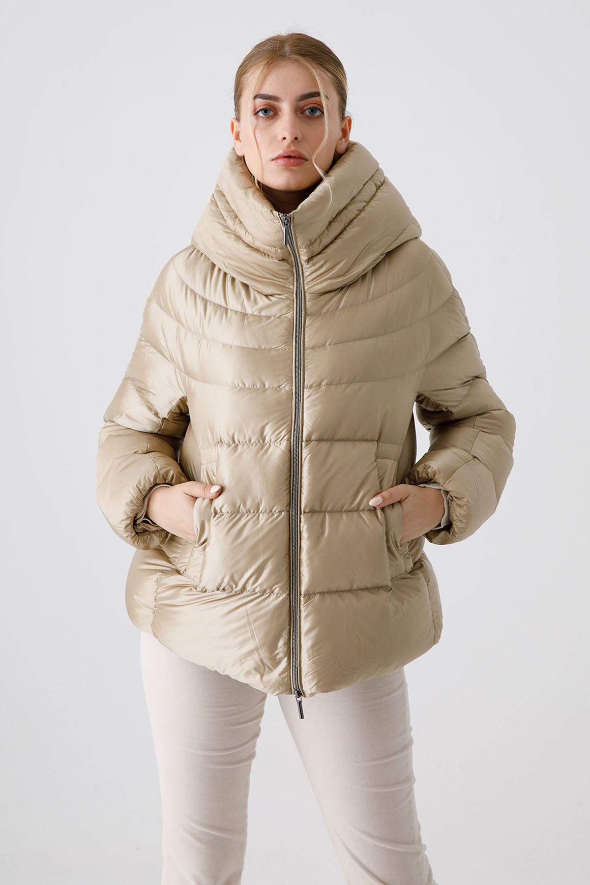 Hetrego Dafne Yüksek Yaka Puffer Mont-Libas Trendy Fashion Store