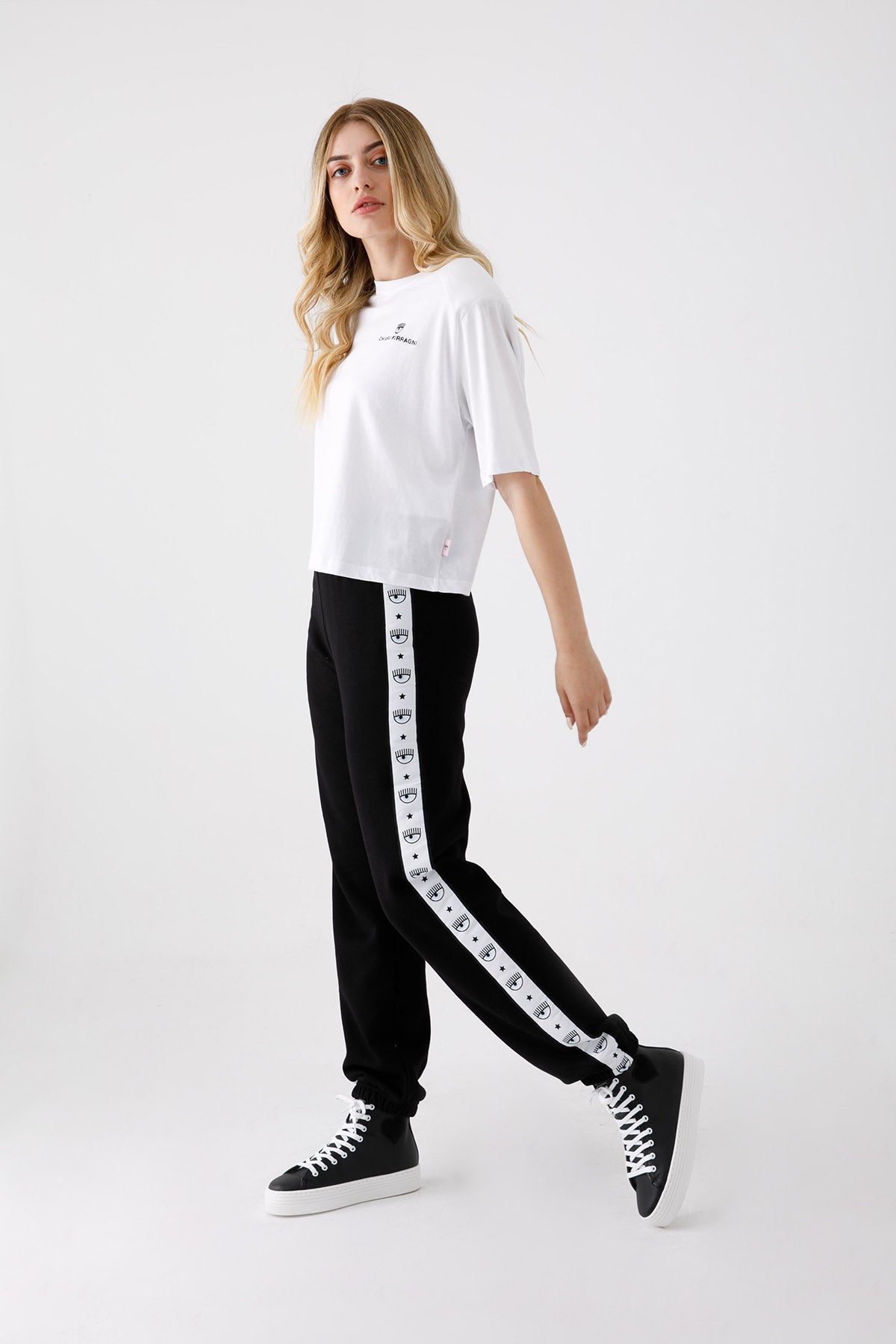 Chiara Ferragni Winking Eye Yüksek Bel Eşofman Altı-Libas Trendy Fashion Store