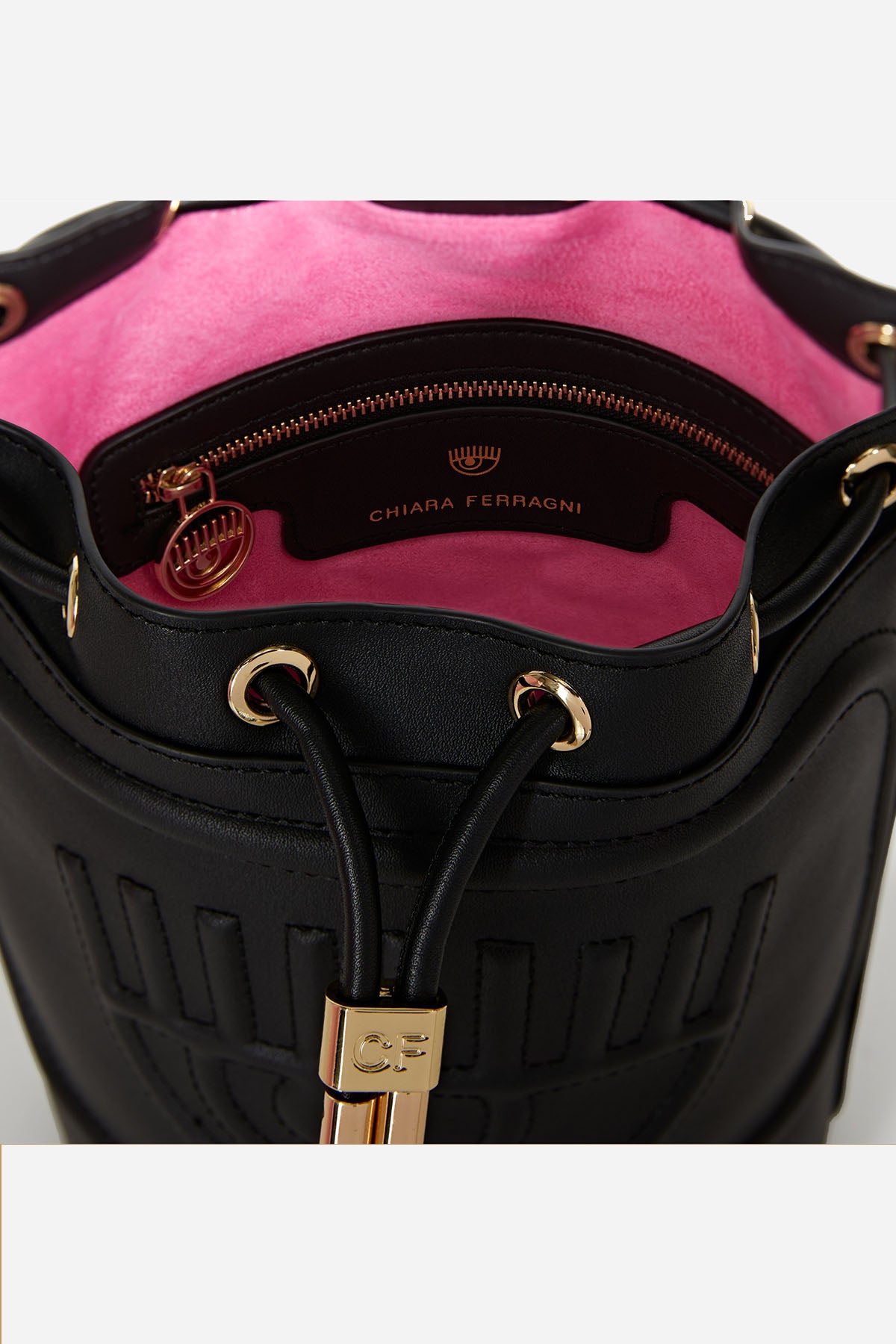 Chiara Ferragni Winking Eye Bucket Çanta-Libas Trendy Fashion Store