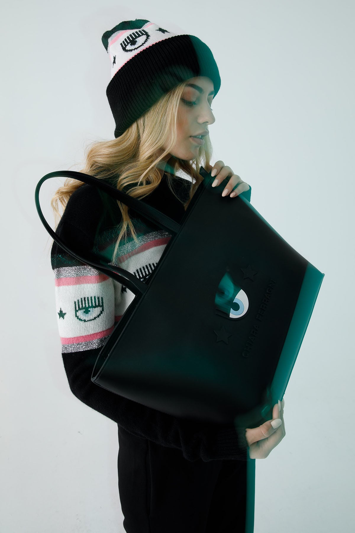 Chiara Ferragni Fermuarlı Shopping Bag Çanta-Libas Trendy Fashion Store