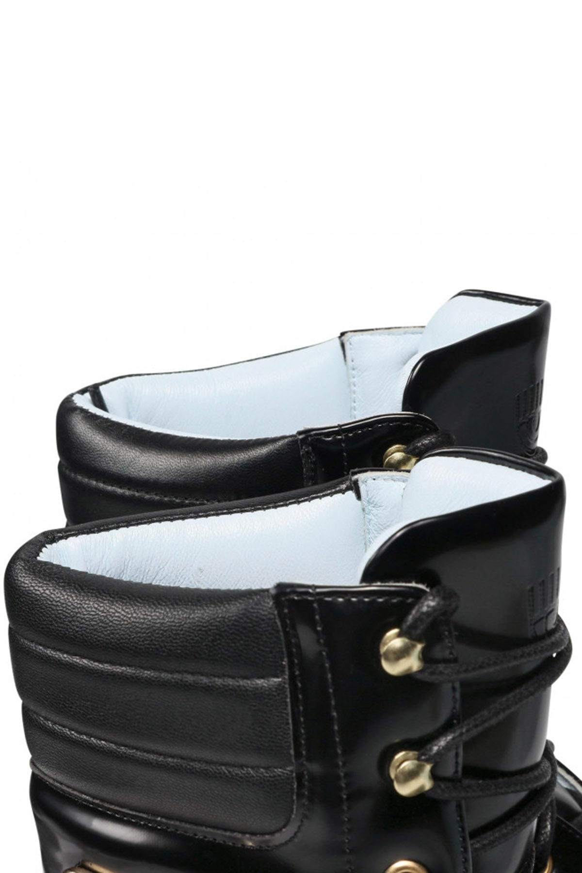 Chiara Ferragni Metal Logolu Deri Bot-Libas Trendy Fashion Store