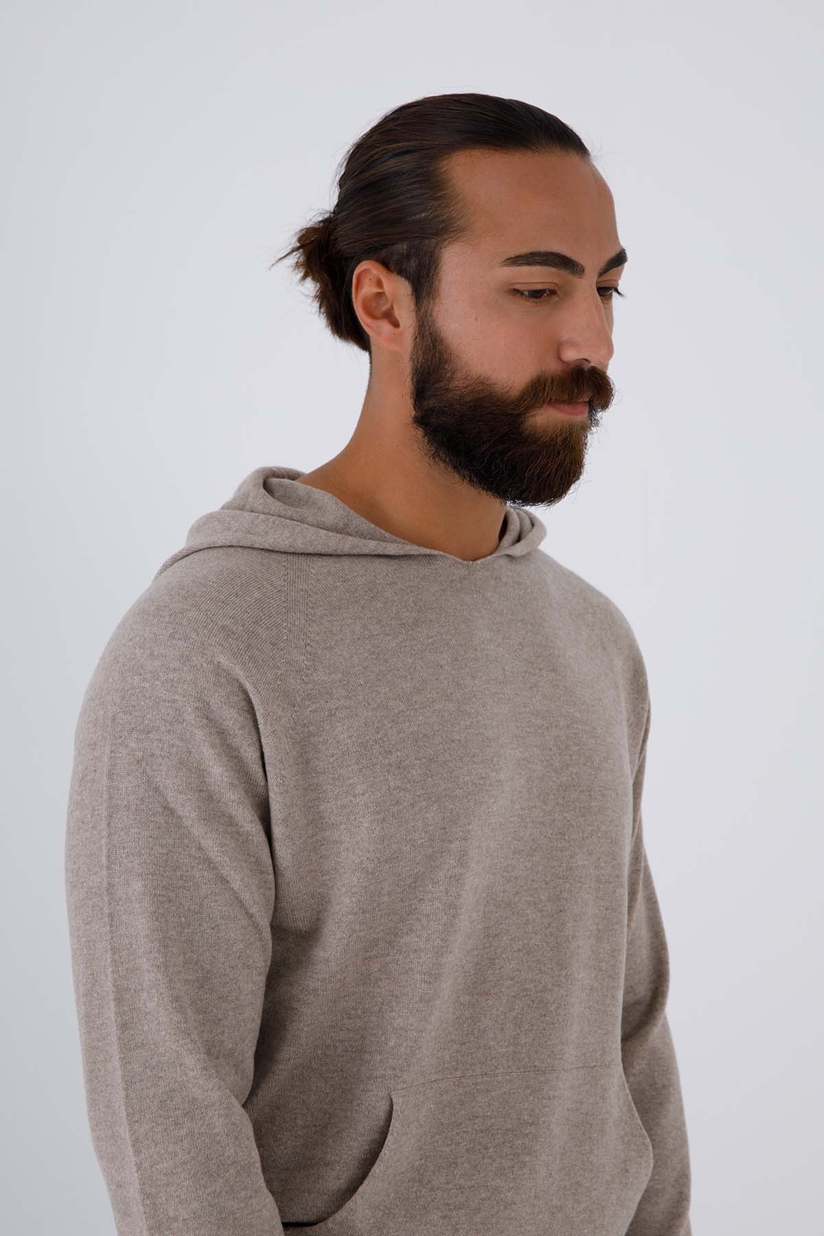 Gran Sasso Kaşmirli Kapüşonlu Yün Triko-Libas Trendy Fashion Store