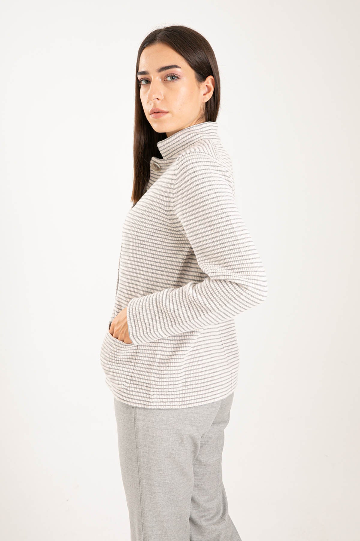 Tonet İpek Ve Kaşmirli Yün Ceket-Libas Trendy Fashion Store