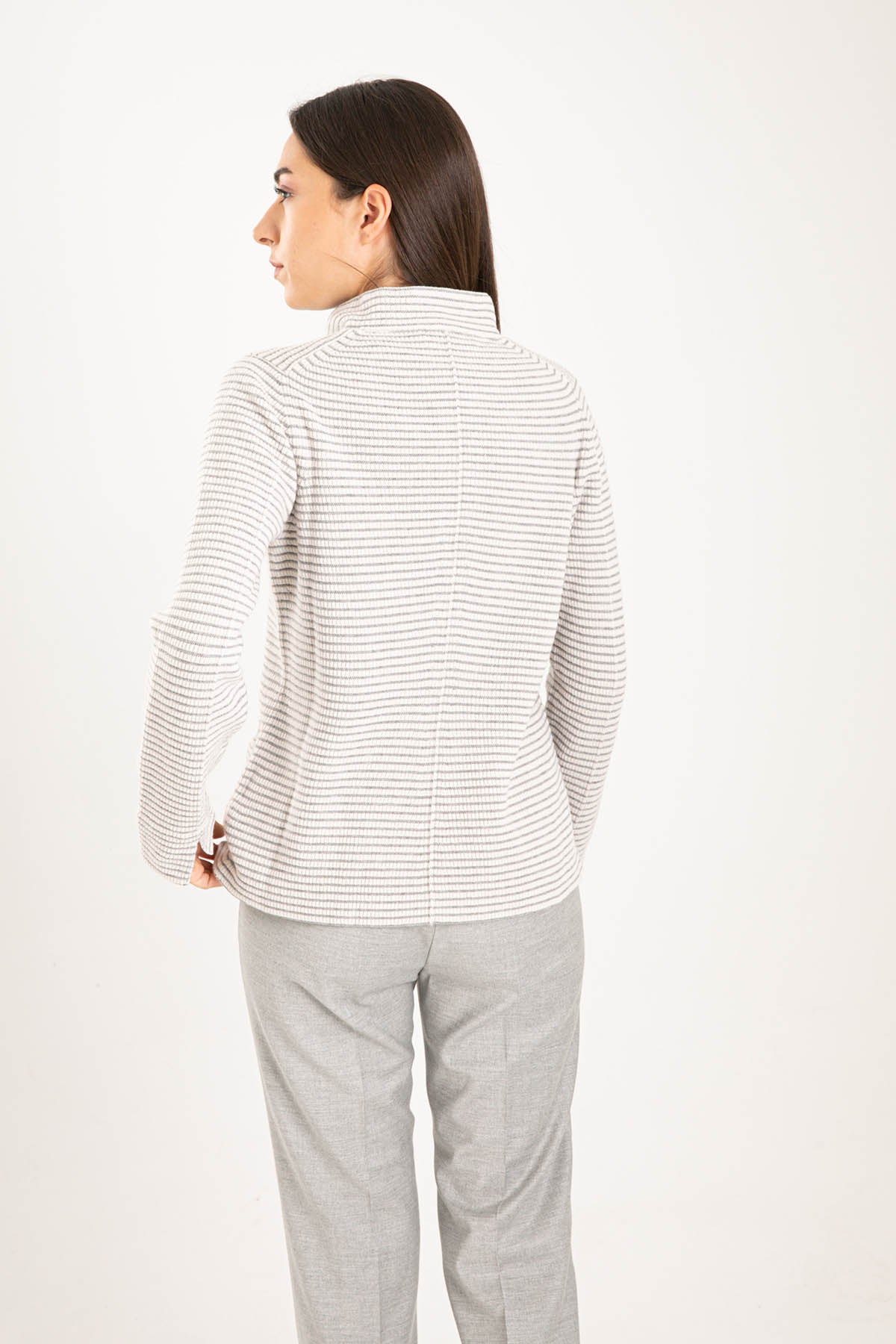 Tonet İpek Ve Kaşmirli Yün Ceket-Libas Trendy Fashion Store