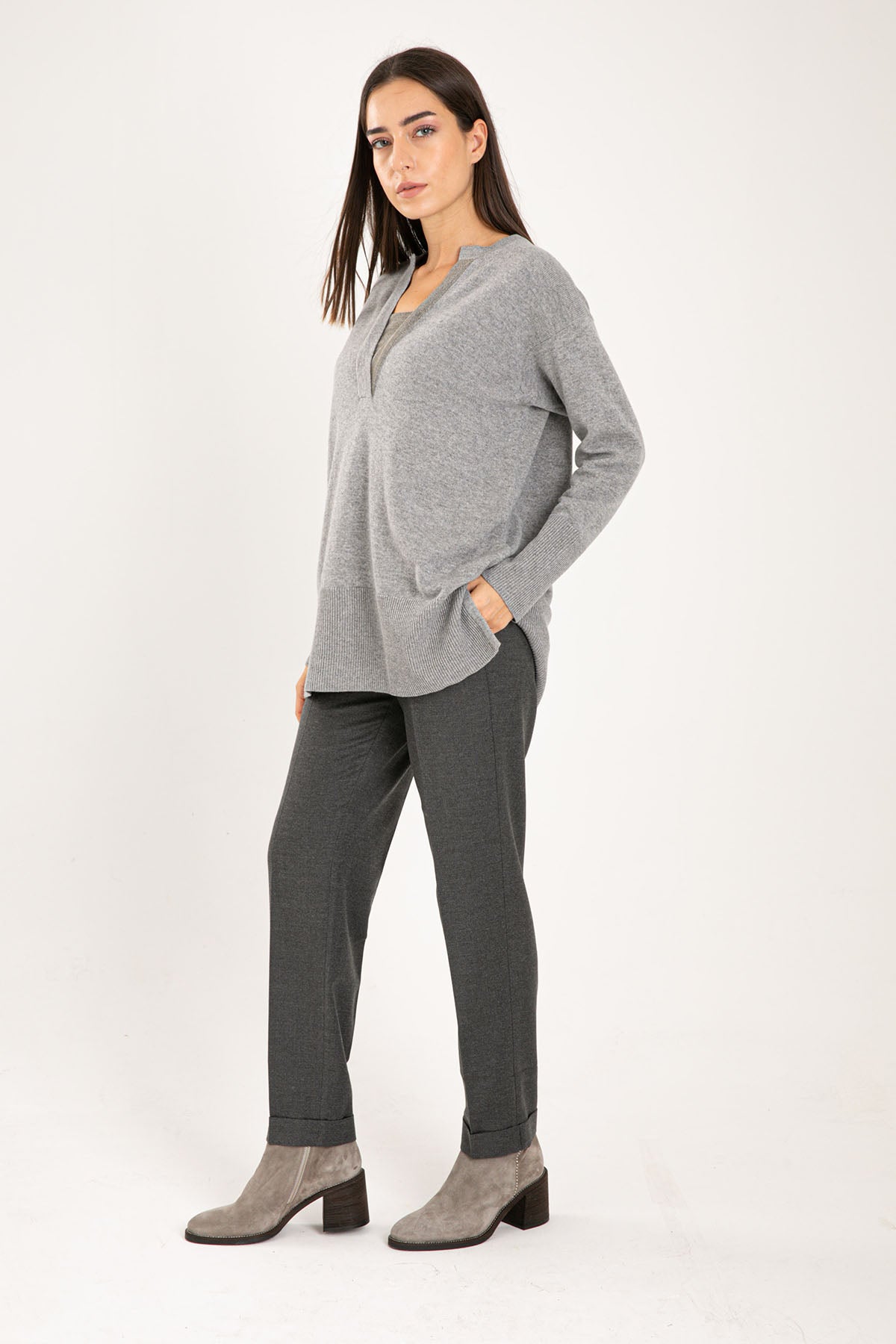 Tonet İpek Ve Kaşmirli Yün Triko-Libas Trendy Fashion Store