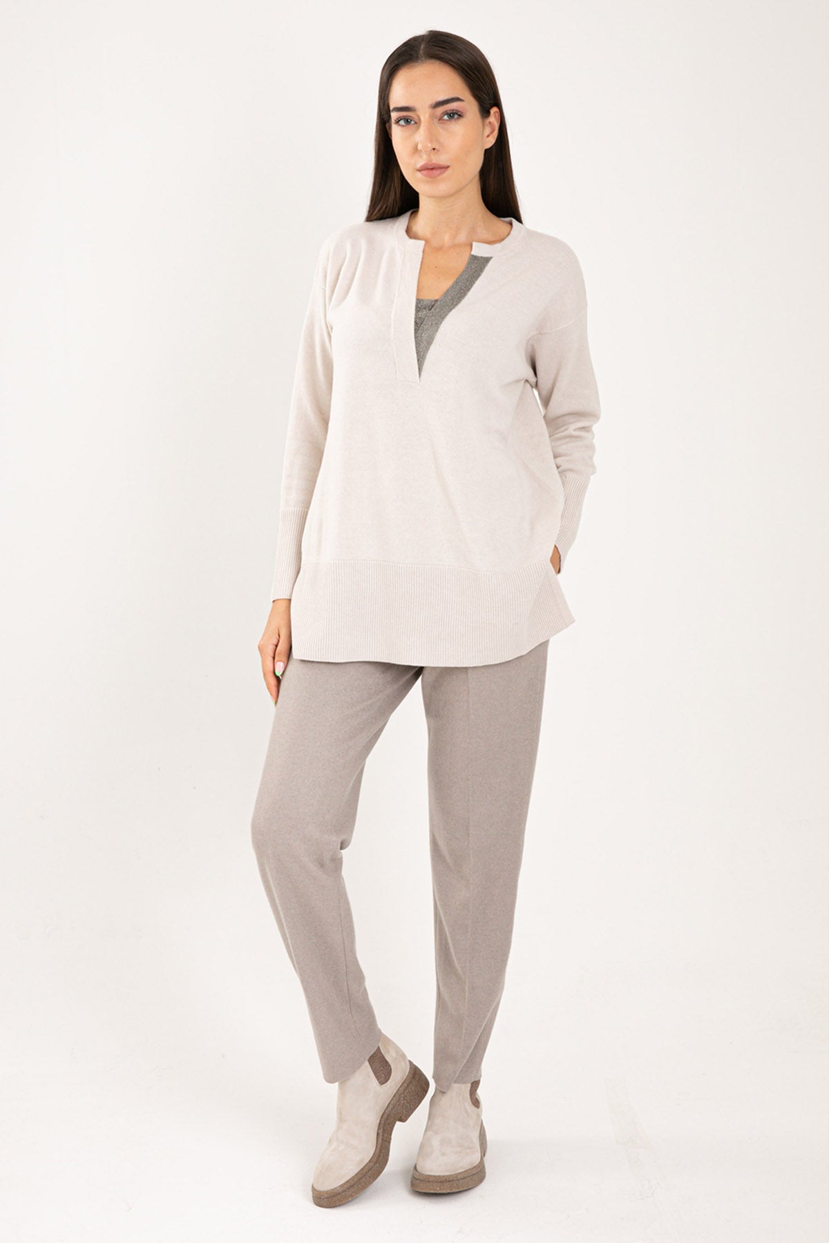 Tonet İpek ve Kaşmirli Pantolon-Libas Trendy Fashion Store