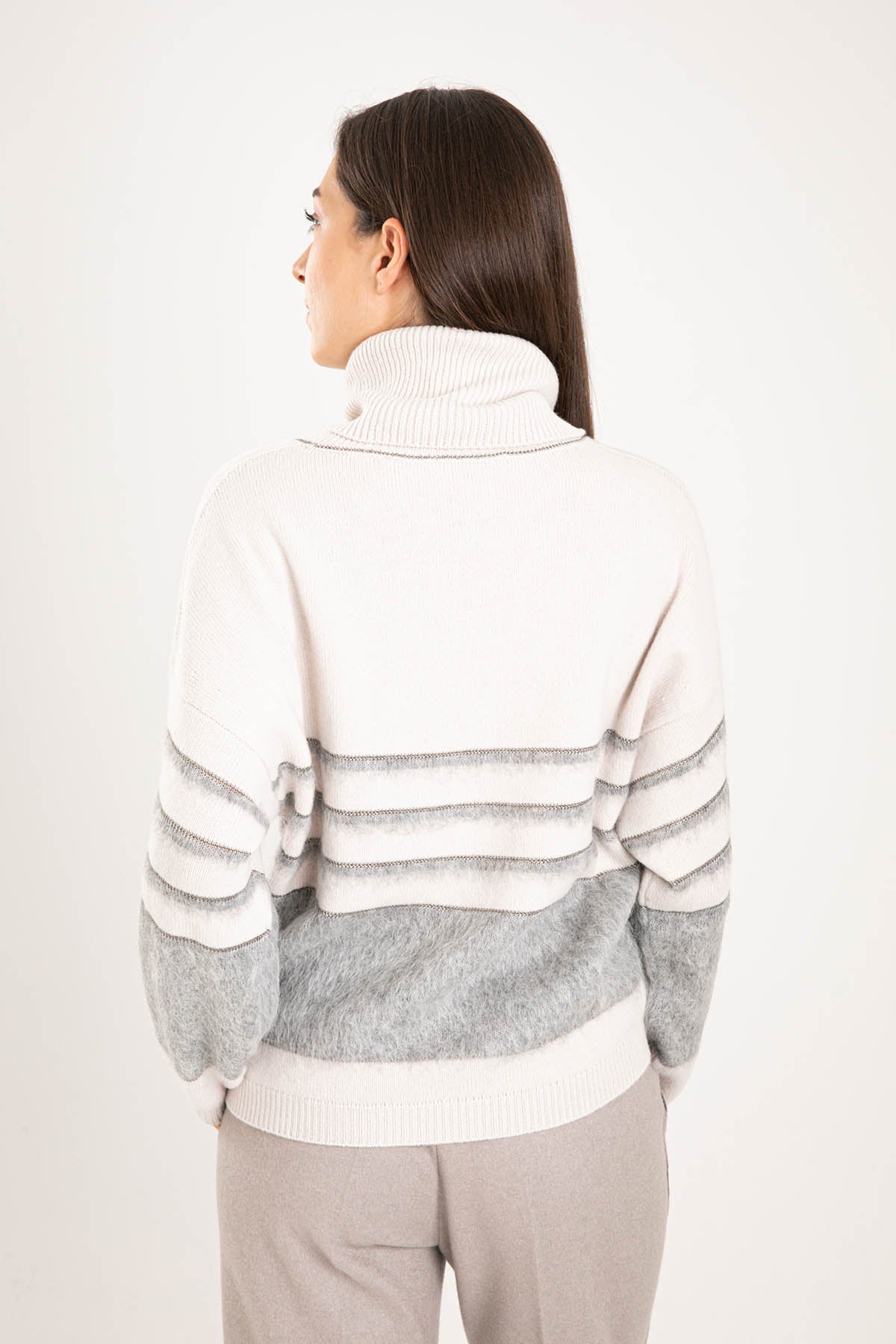 Tonet Balıkçı Yaka Kaşmirli Yün Triko-Libas Trendy Fashion Store