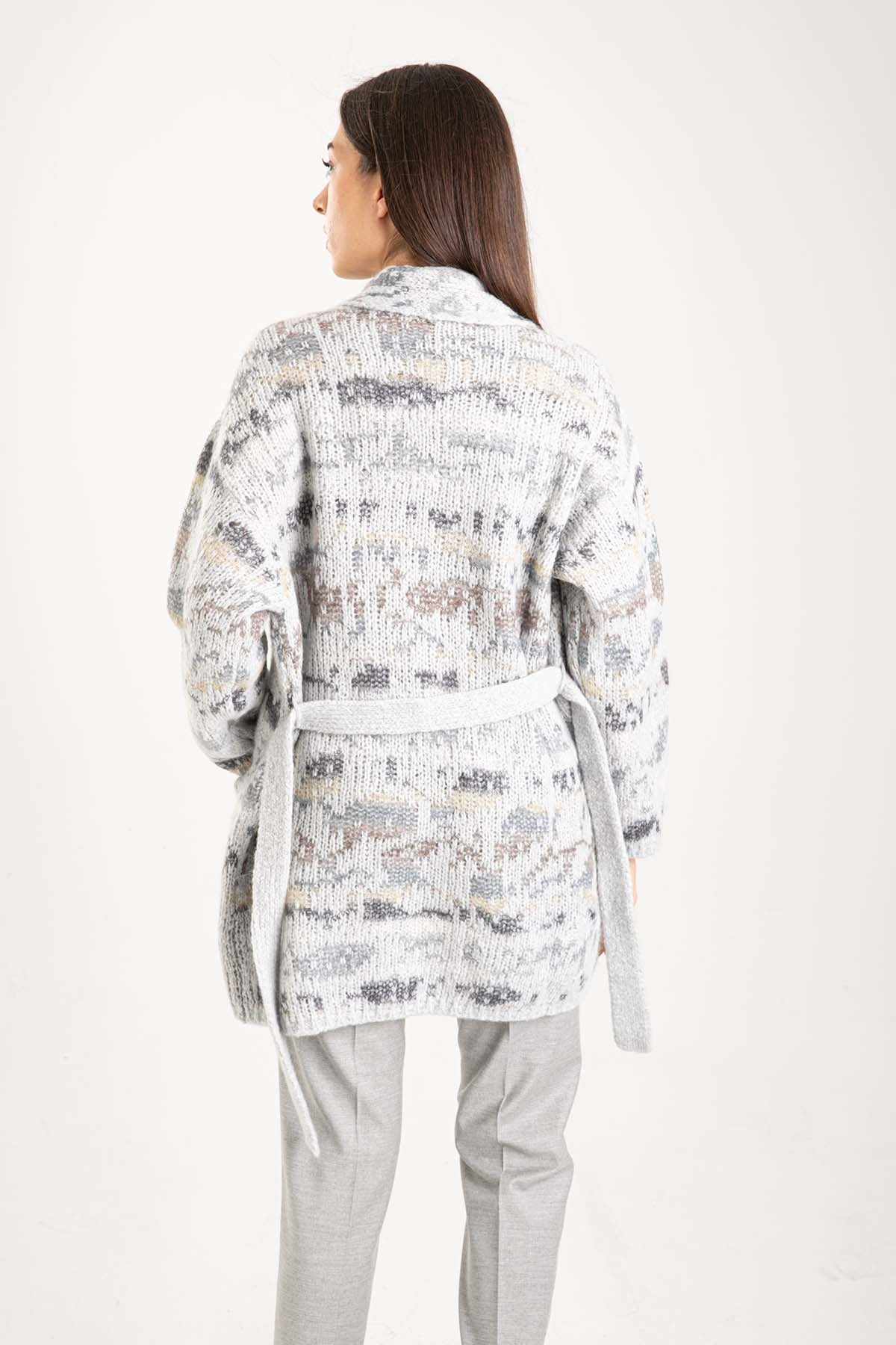 Tonet Belden Kuşaklı Kaşmirli Yün Ceket-Libas Trendy Fashion Store