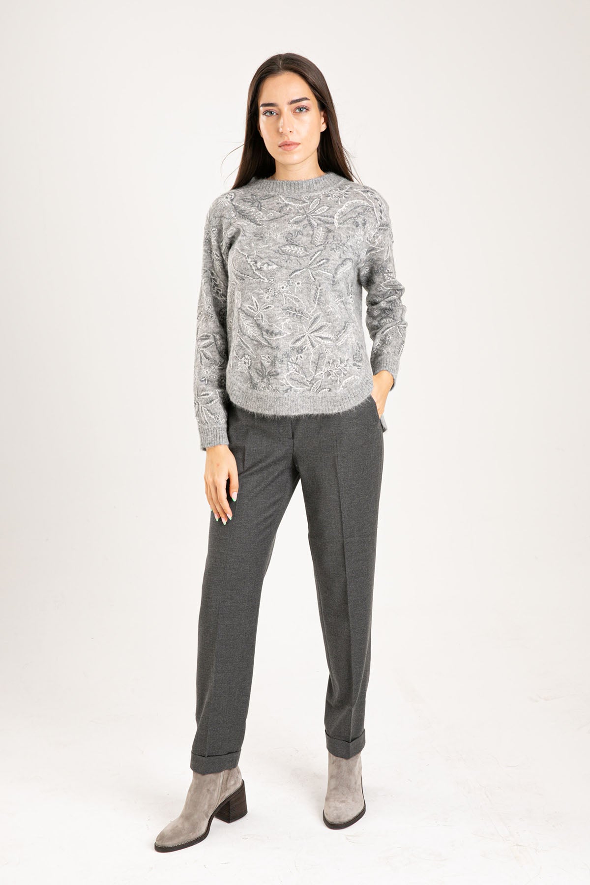 Tonet Duble Paça Streç Yün Pantolon-Libas Trendy Fashion Store