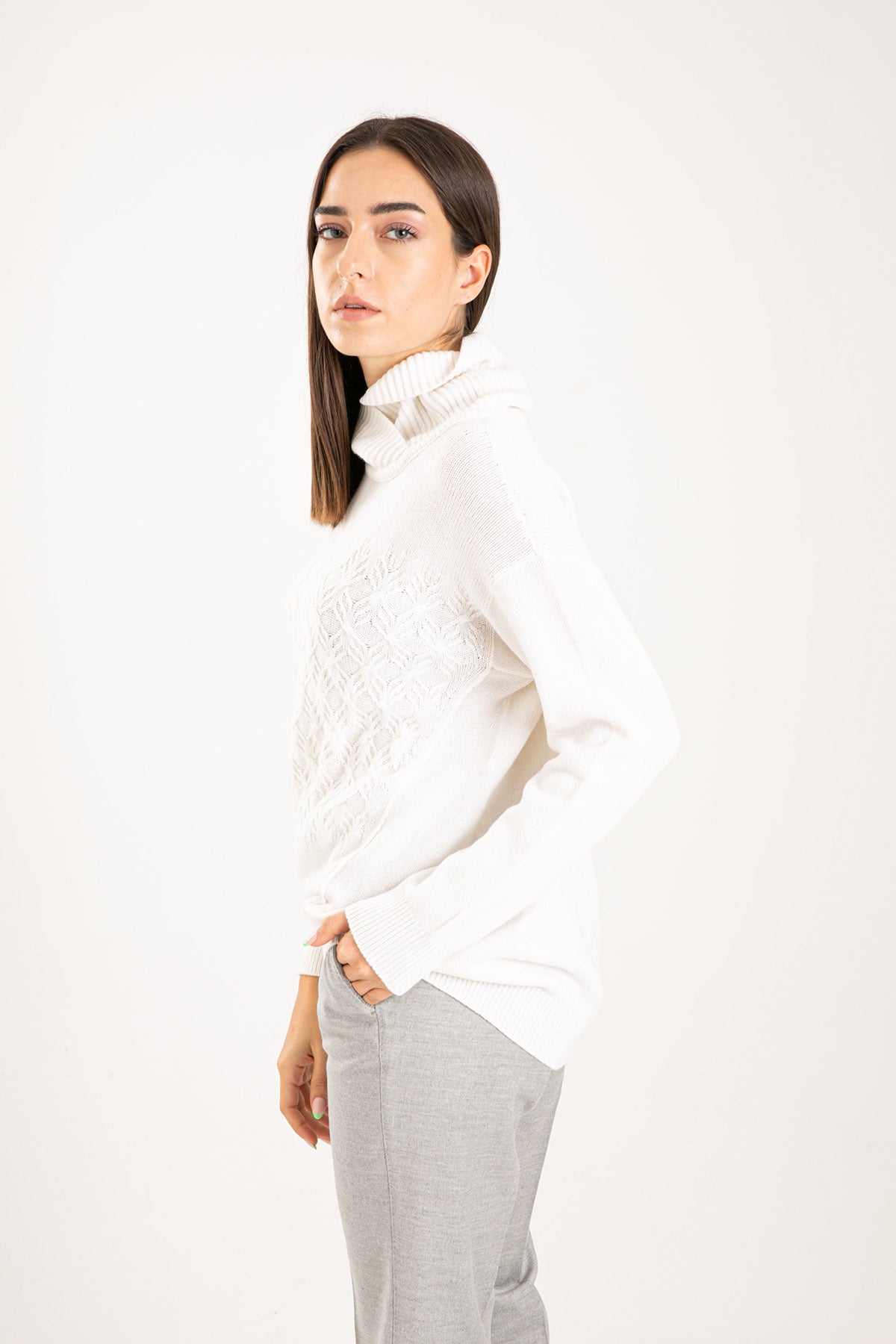 Tonet Balıkçı Yaka Kaşmir Triko-Libas Trendy Fashion Store