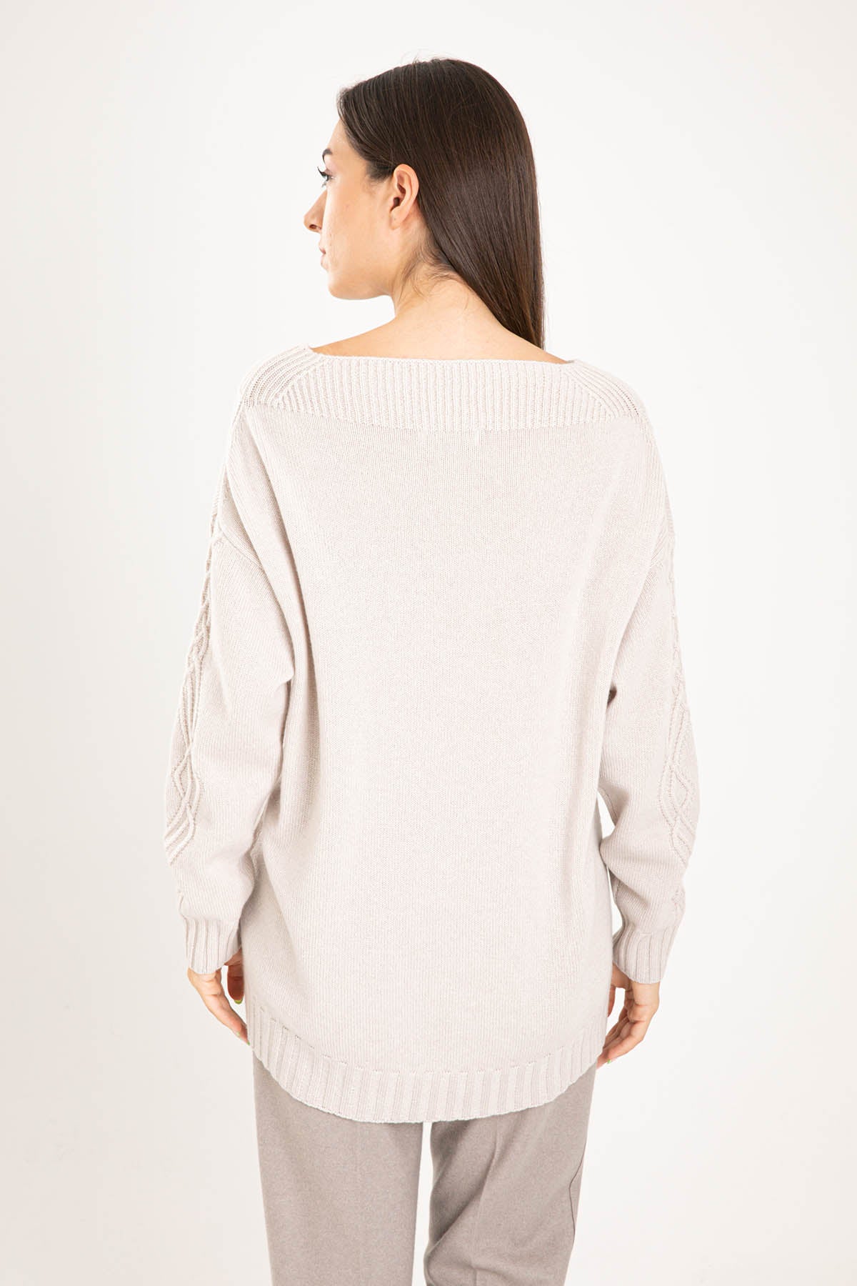 Tonet Yuvarlak Yaka Kaşmir Triko-Libas Trendy Fashion Store