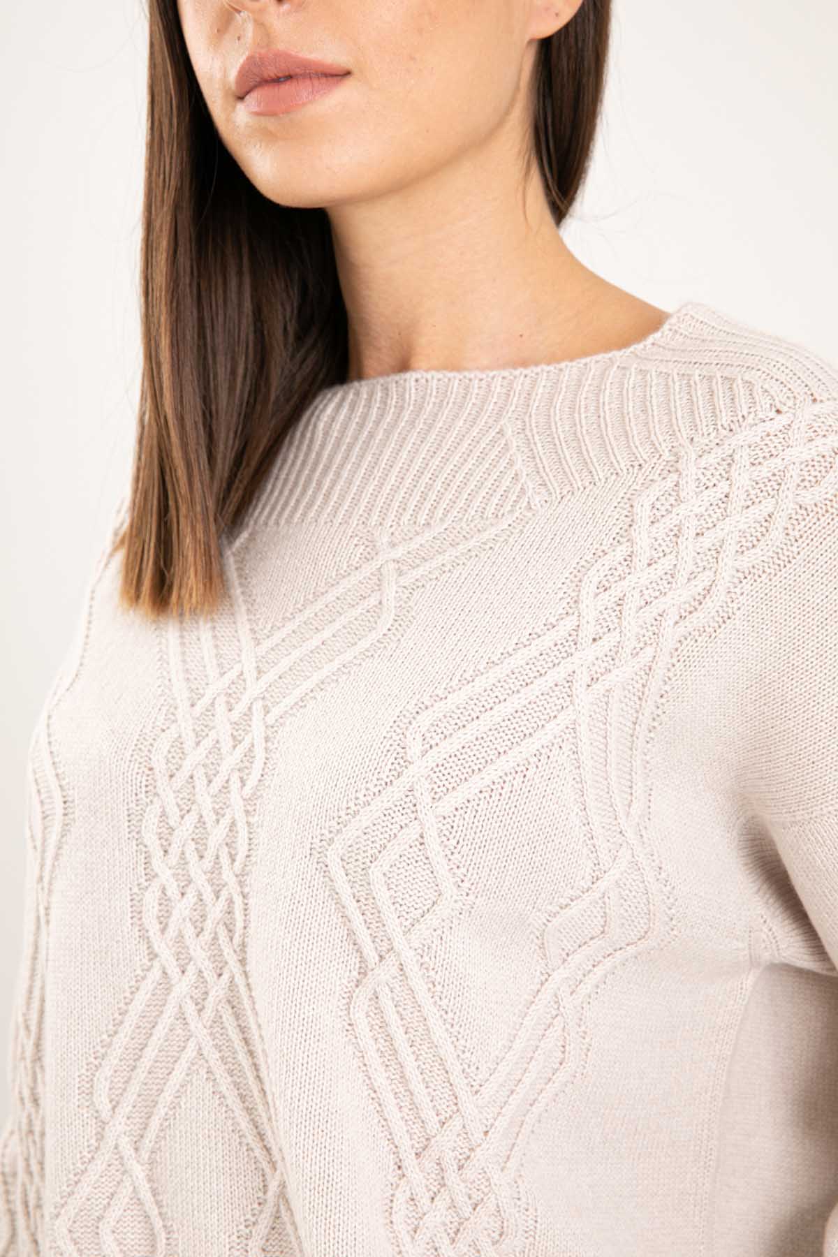 Tonet Yuvarlak Yaka Kaşmir Triko-Libas Trendy Fashion Store