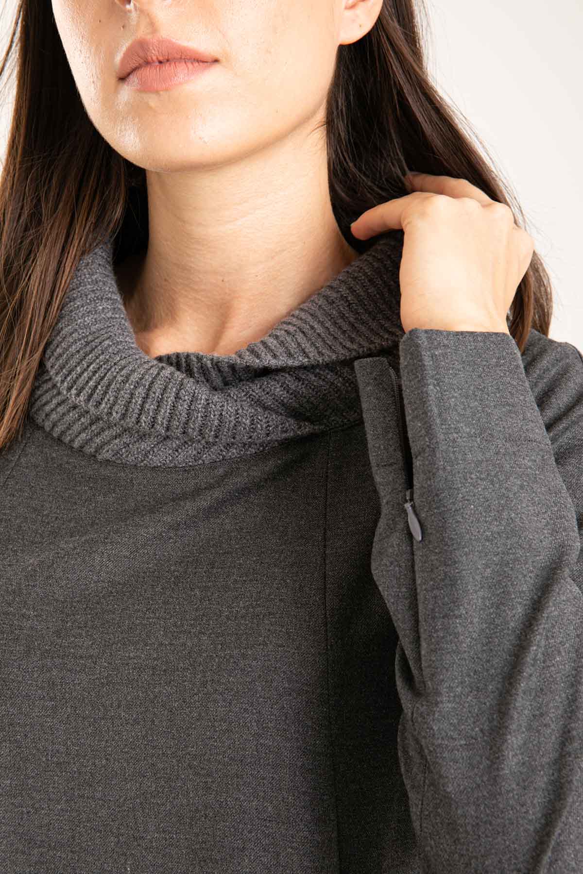 Tonet Diz Üstü Yün Elbise-Libas Trendy Fashion Store