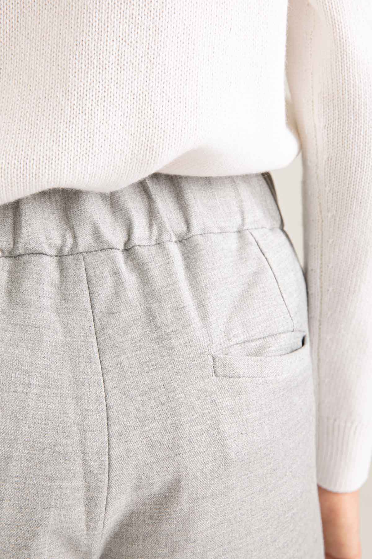 Tonet Duble Paça Streç Yün Pantolon-Libas Trendy Fashion Store