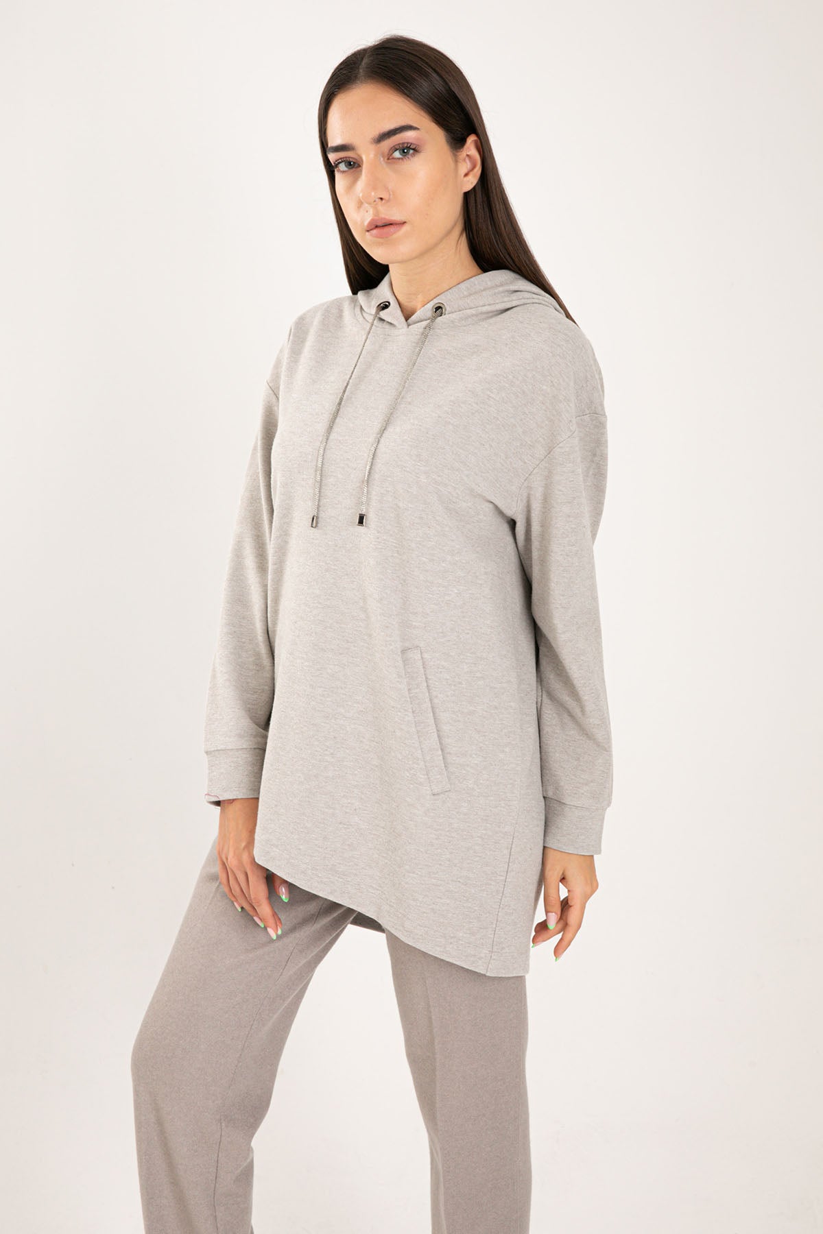 Tonet Rahat Kesim Kapüşonlu Sweatshirt-Libas Trendy Fashion Store