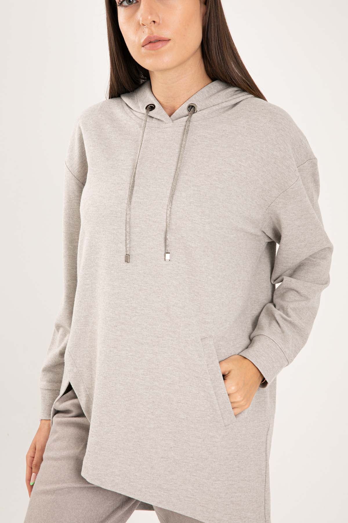 Tonet Rahat Kesim Kapüşonlu Sweatshirt-Libas Trendy Fashion Store