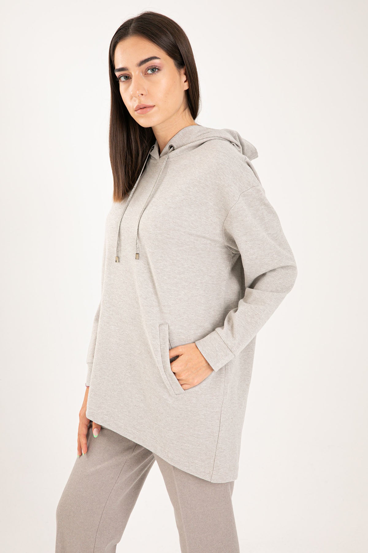 Tonet Rahat Kesim Kapüşonlu Sweatshirt-Libas Trendy Fashion Store