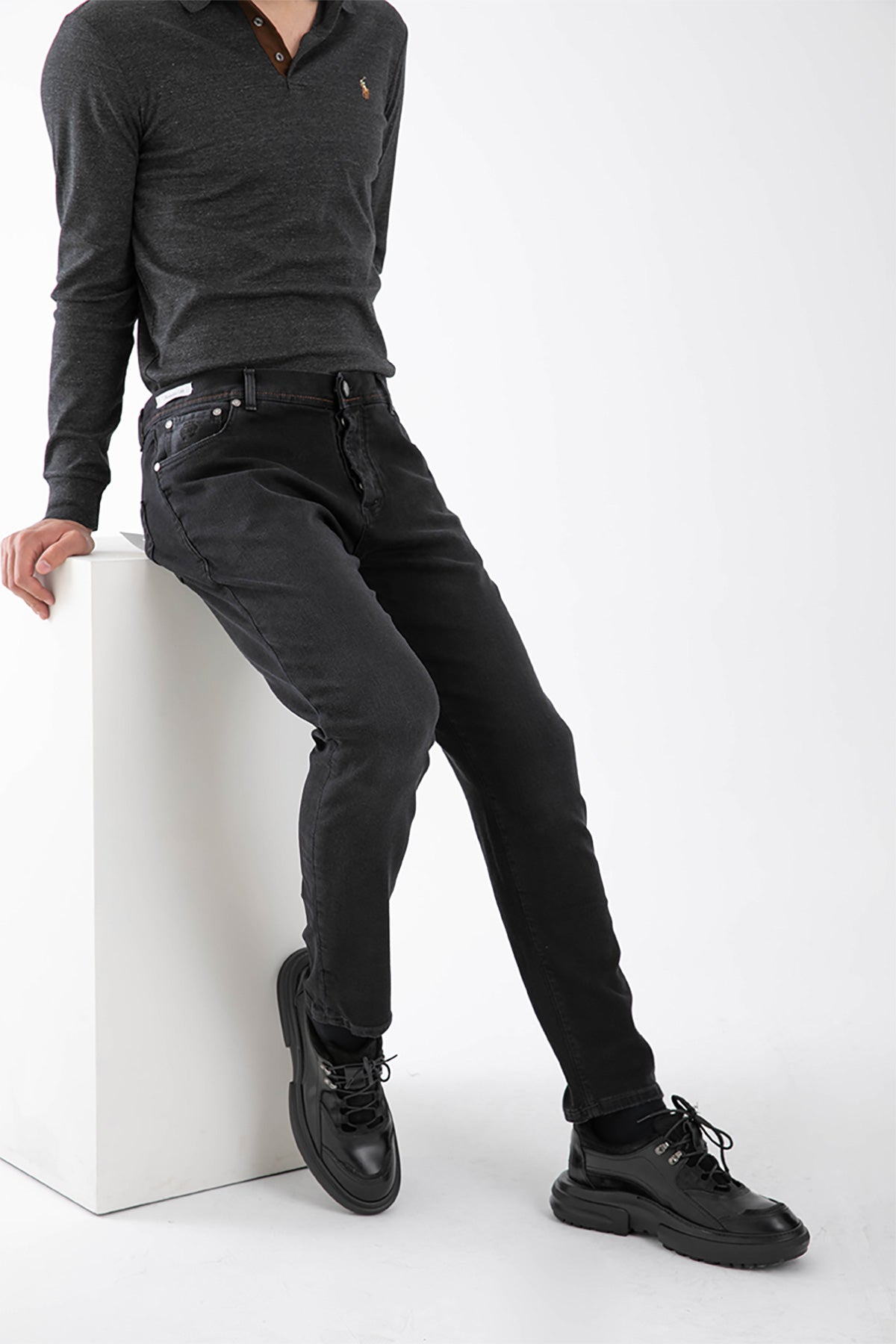 Richard J. Brown Hanoi Yüksek Bel Slim Regular Fit Travel Jeans-Libas Trendy Fashion Store