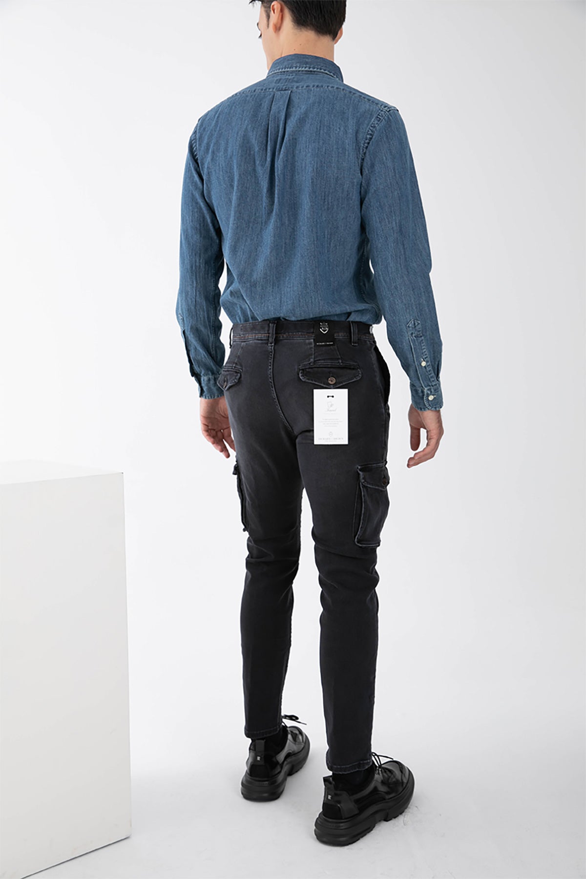 Richard J. Brown Nairobi Slim Regular Kargo Jean Pantolon-Libas Trendy Fashion Store