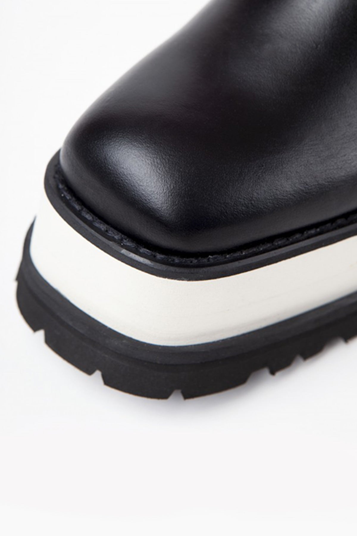 Paloma Barcelo Clea Küt Burun Lastikli Deri Bot-Libas Trendy Fashion Store