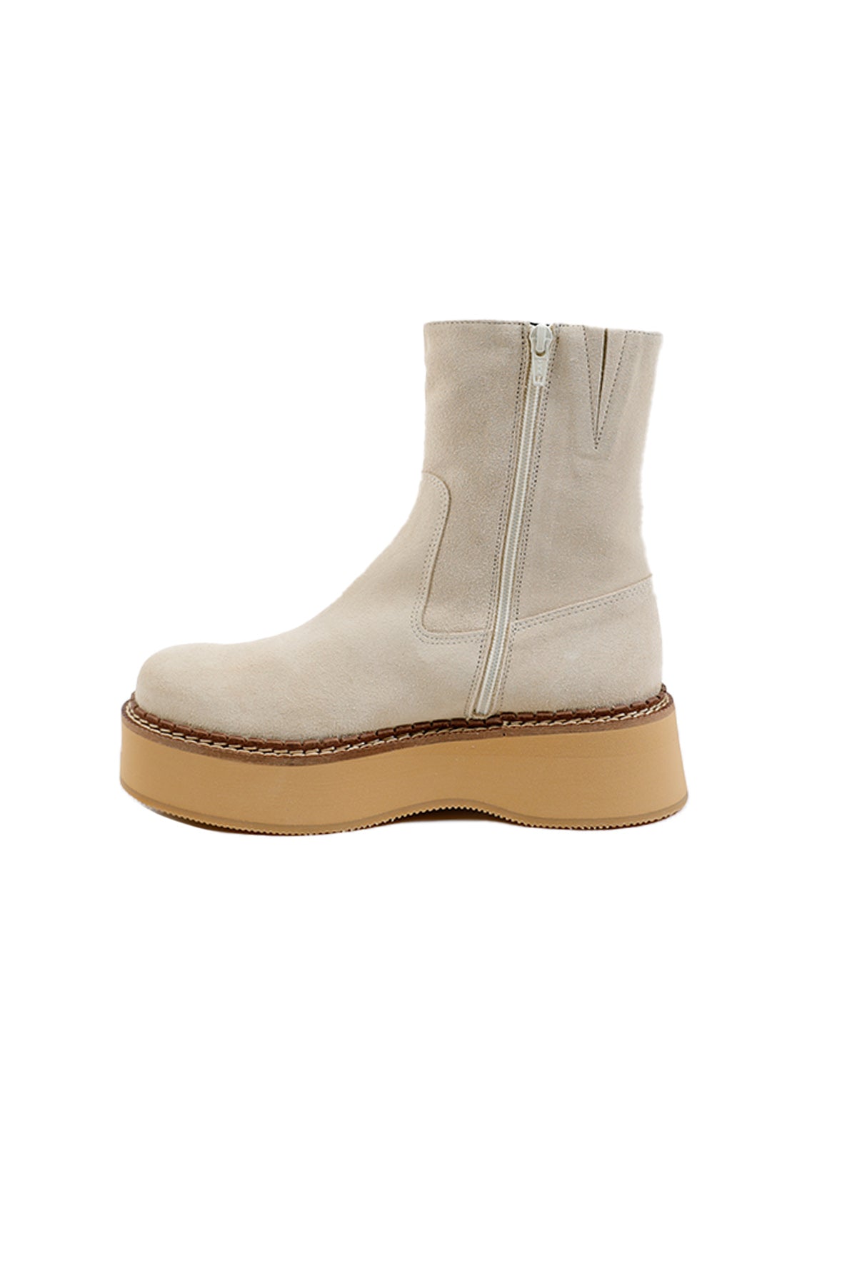 Paloma Barcelo Ebba Fermuarlı Süet Bot-Libas Trendy Fashion Store