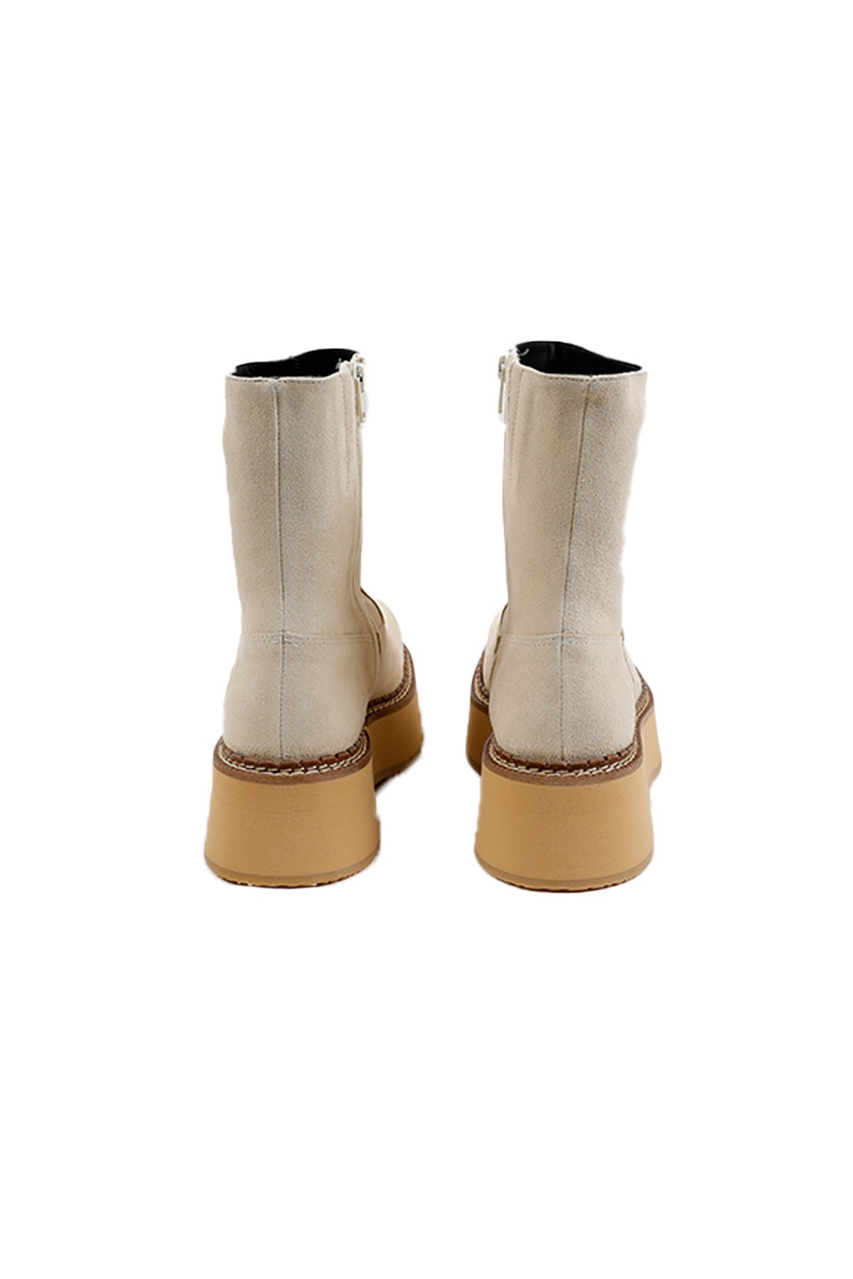 Paloma Barcelo Ebba Fermuarlı Süet Bot-Libas Trendy Fashion Store