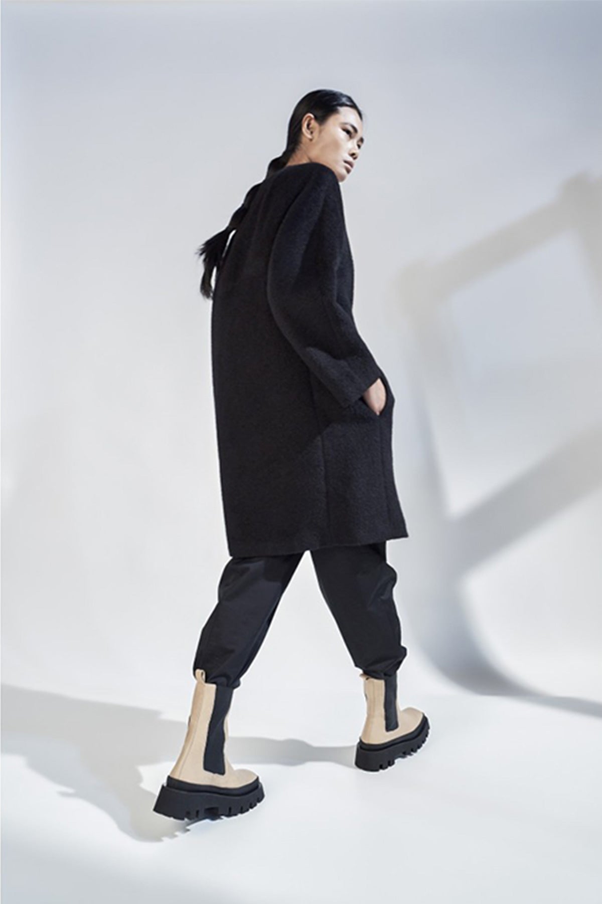 Paloma Barcelo Catrine Lastikli Küt Burun Deri Bot-Libas Trendy Fashion Store