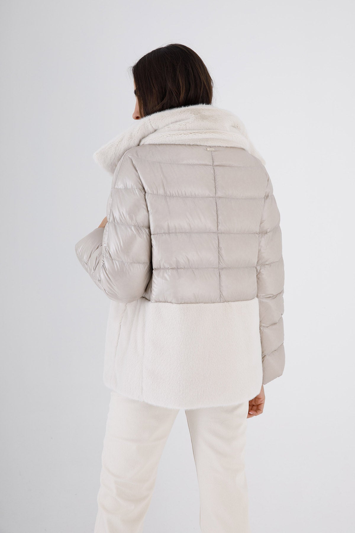 Herno Kürk Detaylı Puffer Mont-Libas Trendy Fashion Store