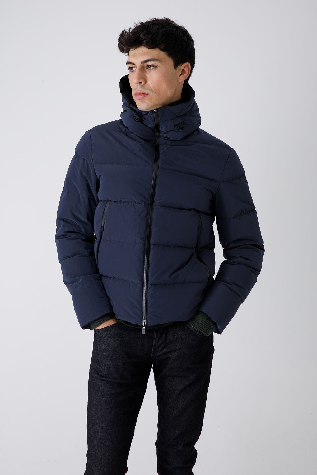 Herno Laminar Kapüşonlu Puffer Mont-Libas Trendy Fashion Store