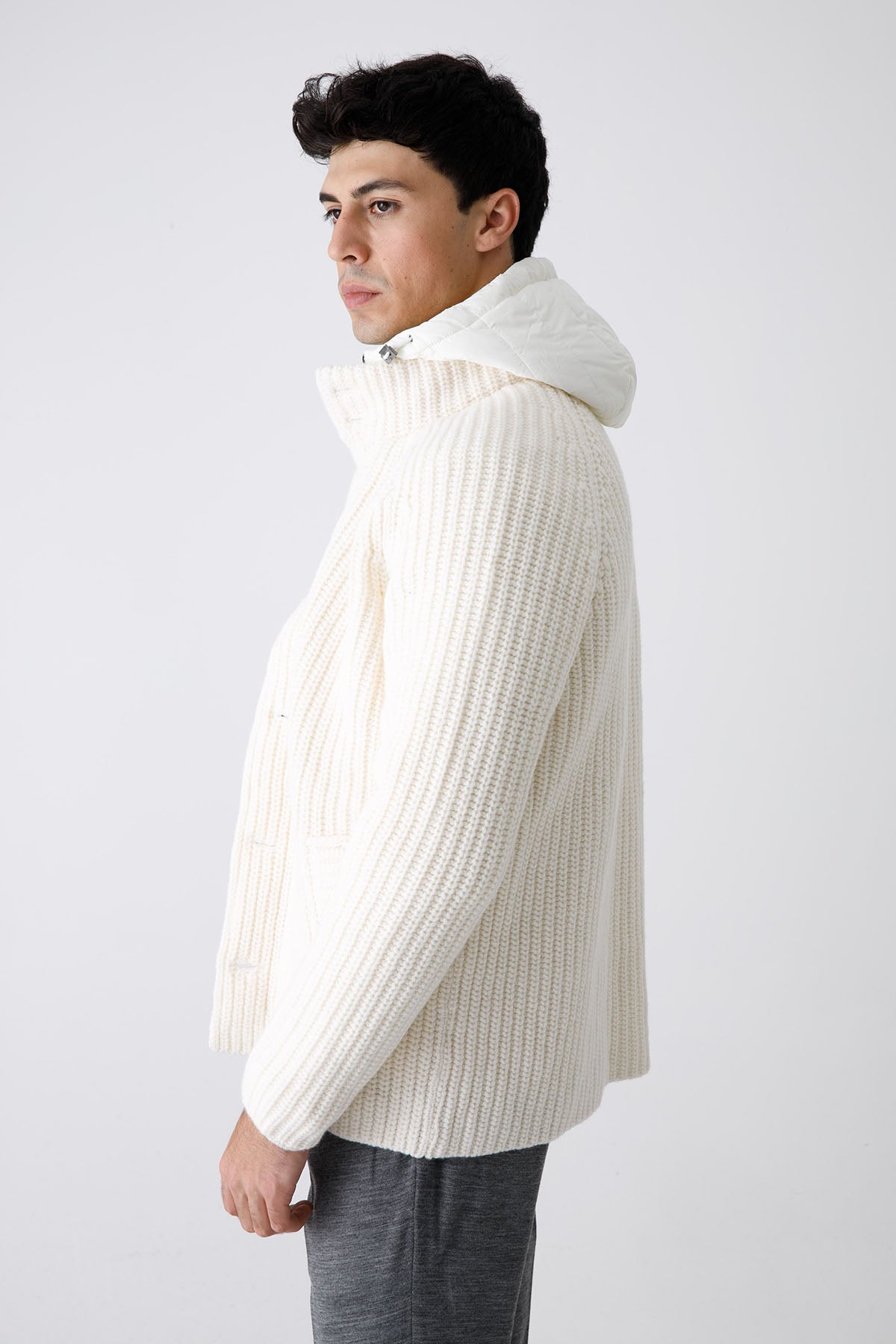 Herno Demonte İç Yelekli Örgü Yün Ceket-Libas Trendy Fashion Store