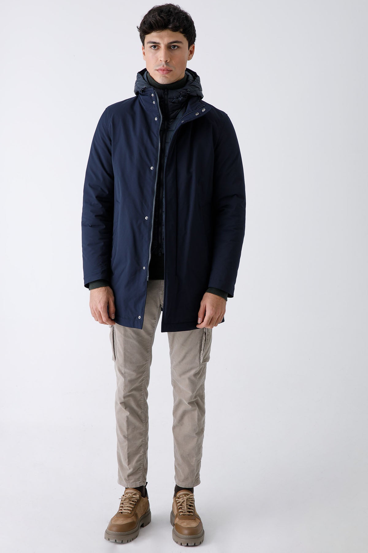 Herno Demonte İç Yelekli Kaban-Libas Trendy Fashion Store