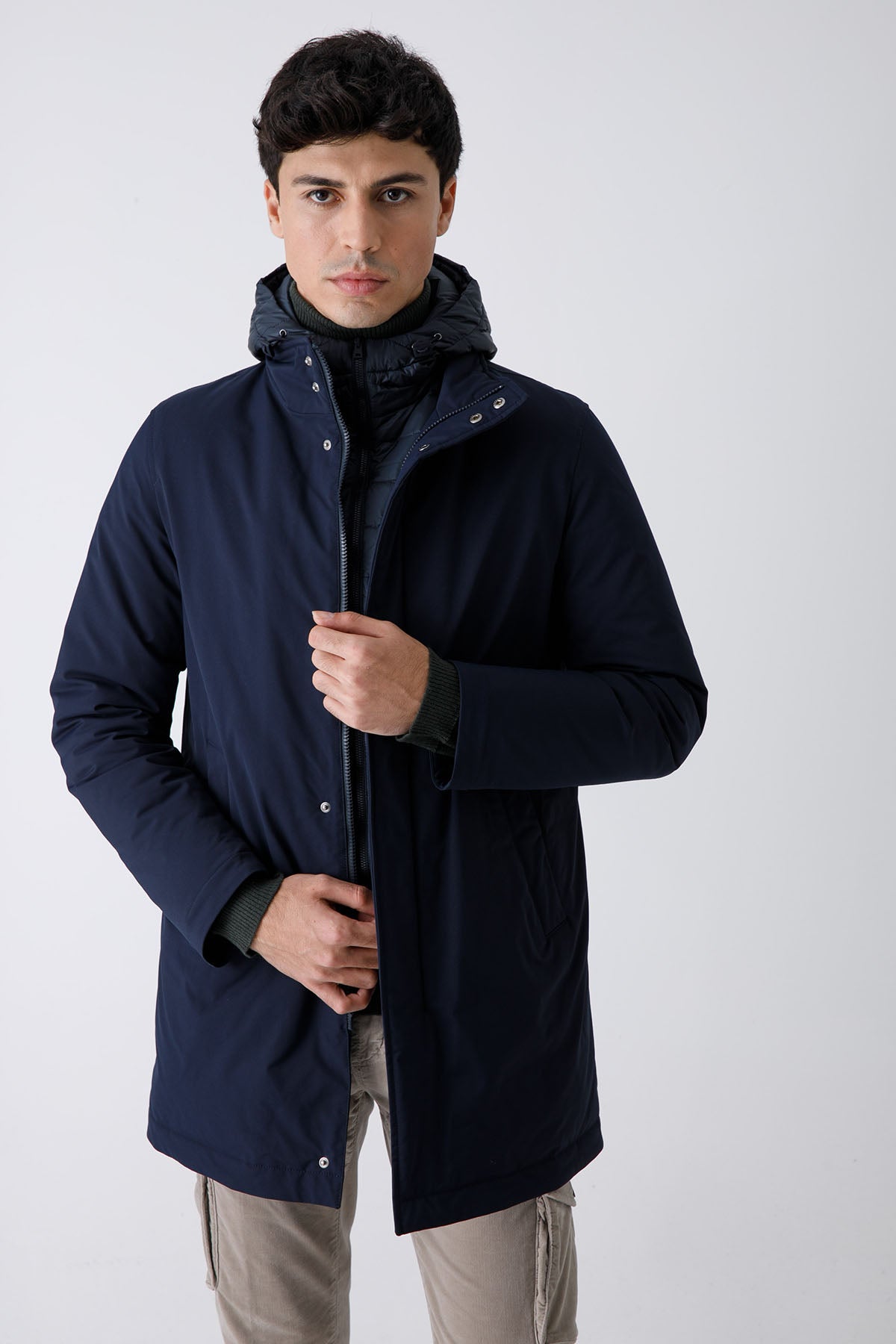 Herno Demonte İç Yelekli Kaban-Libas Trendy Fashion Store