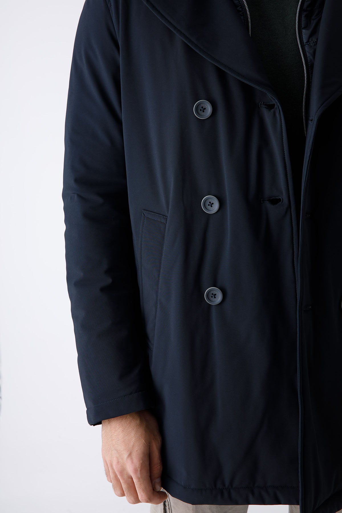 Herno Demonte İç Yelekli Kruvaze Kaban-Libas Trendy Fashion Store