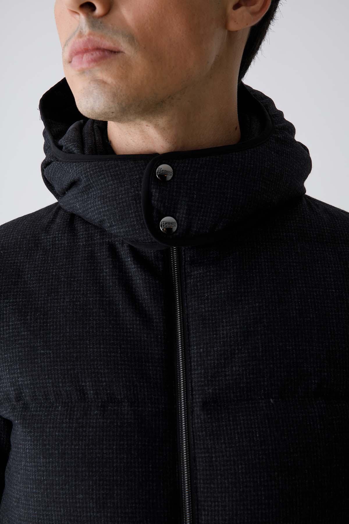 Herno Kapüşonlu Yün Puffer Mont-Libas Trendy Fashion Store