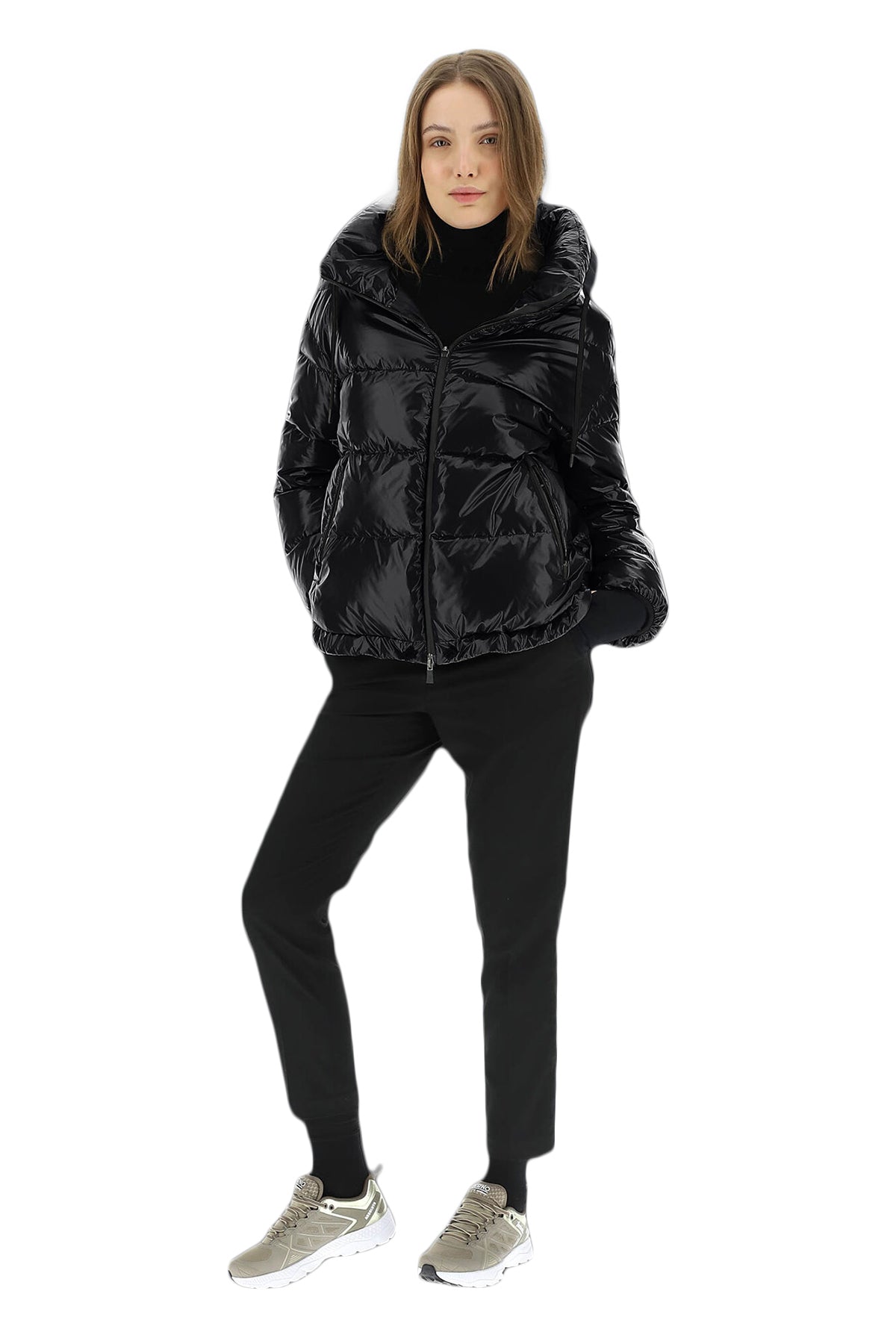 Herno Laminar Parlak Puffer Mont-Libas Trendy Fashion Store