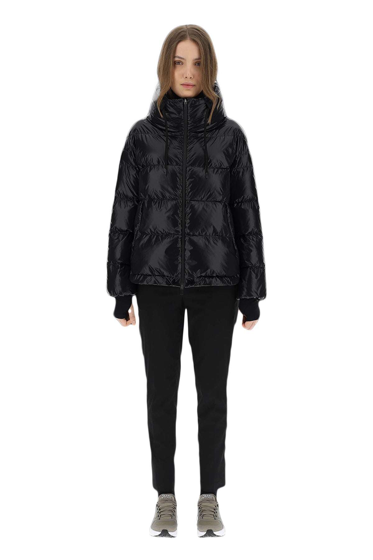 Herno Laminar Parlak Puffer Mont-Libas Trendy Fashion Store