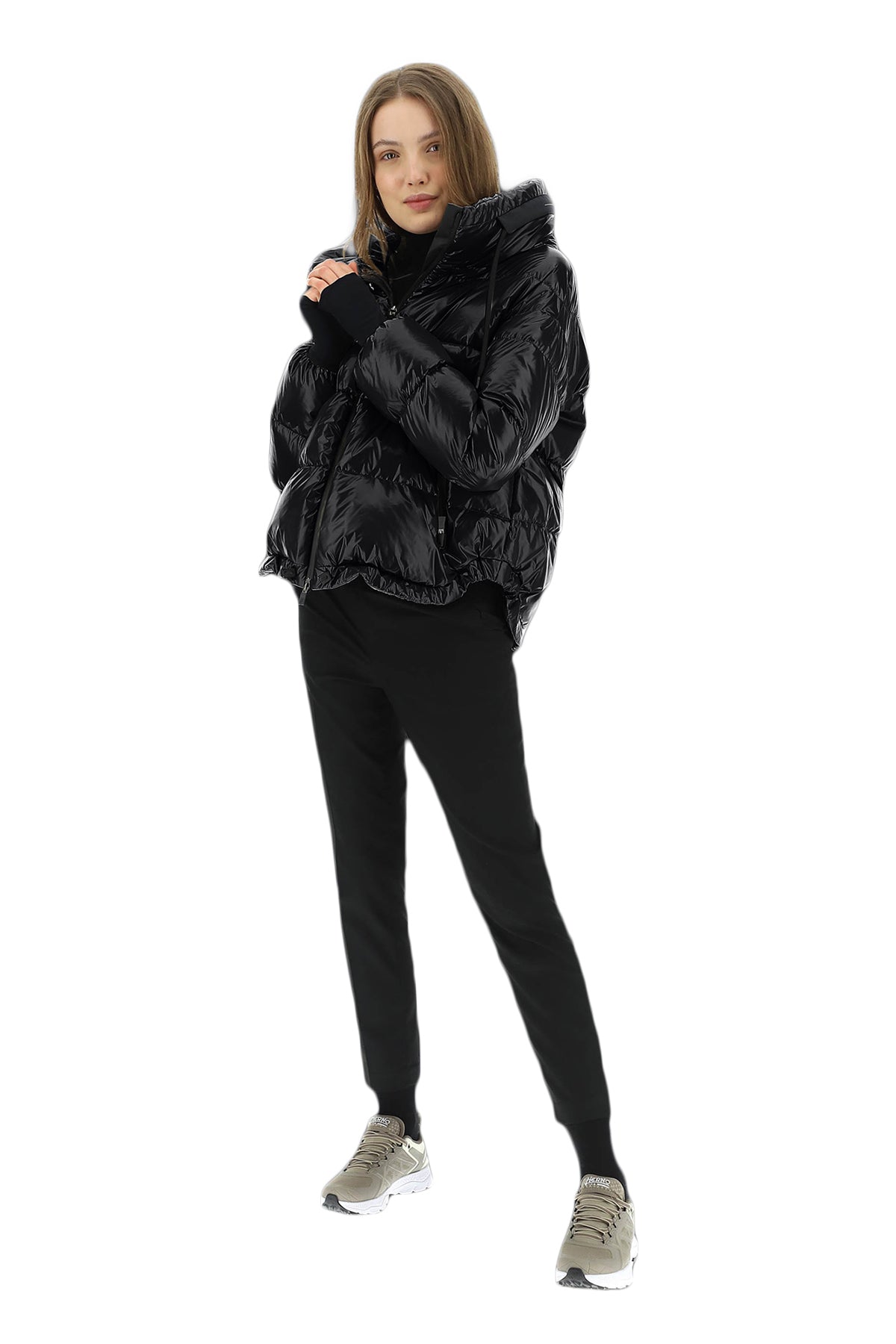 Herno Laminar Parlak Puffer Mont-Libas Trendy Fashion Store