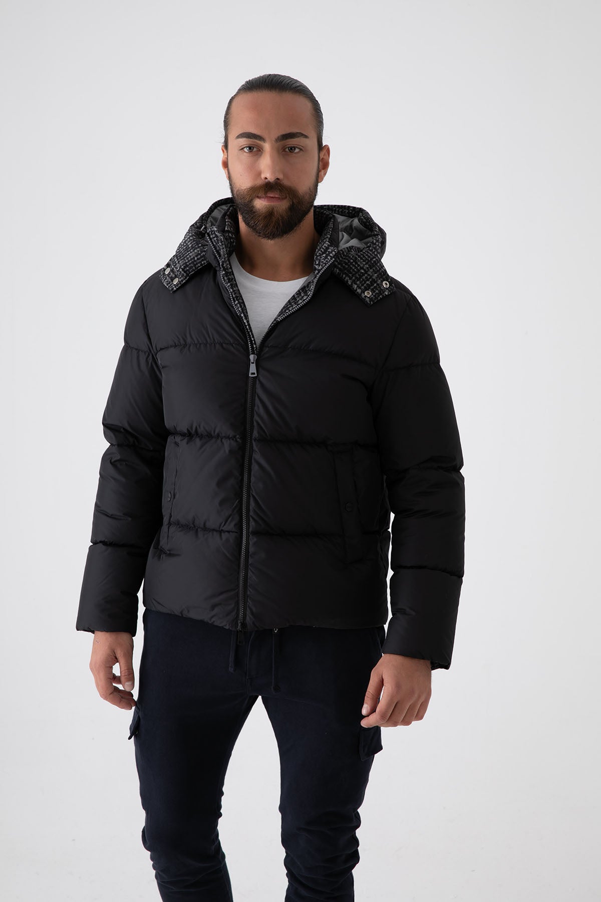 Herno Kapüşonlu Puffer Mont-Libas Trendy Fashion Store