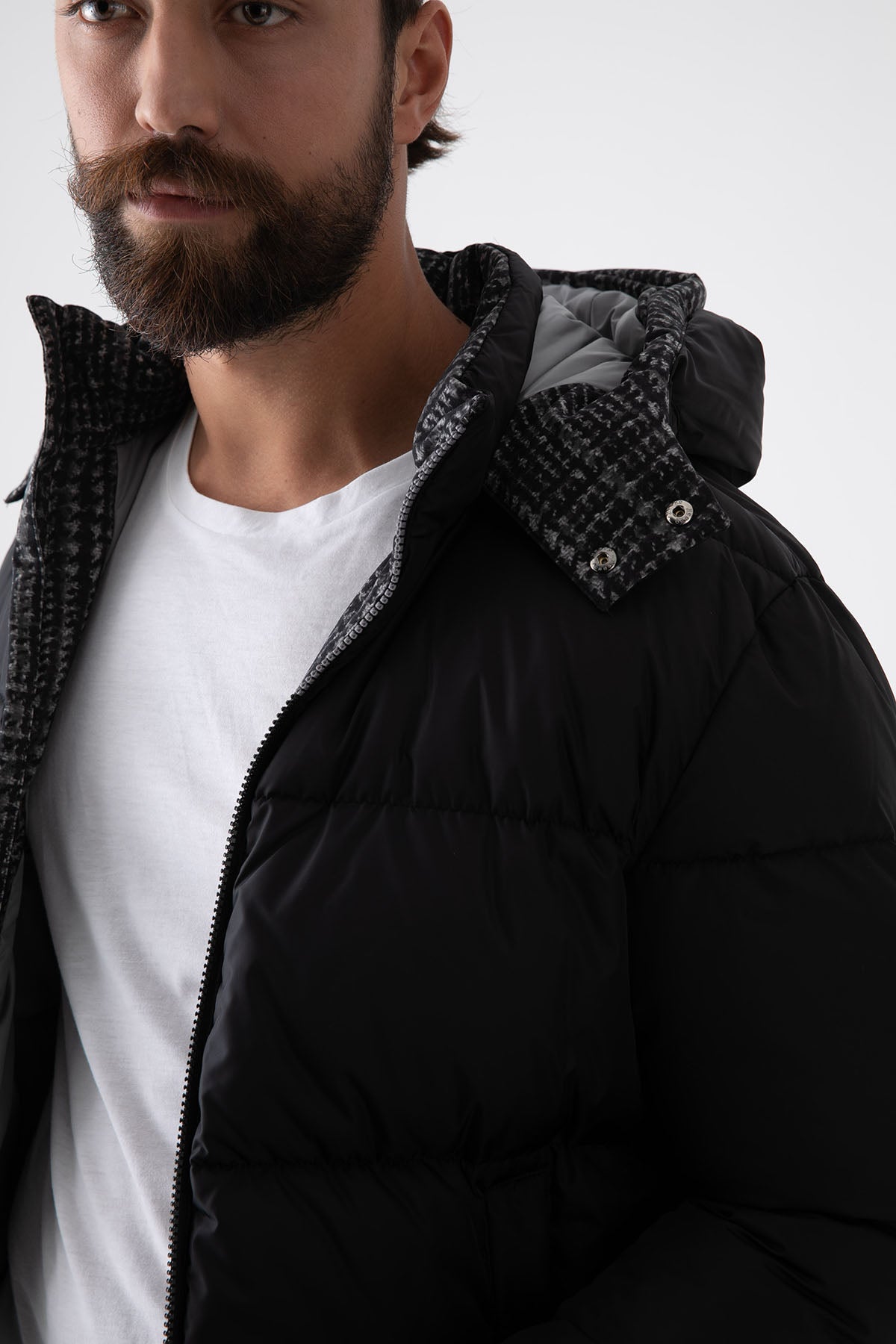 Herno Kapüşonlu Puffer Mont-Libas Trendy Fashion Store