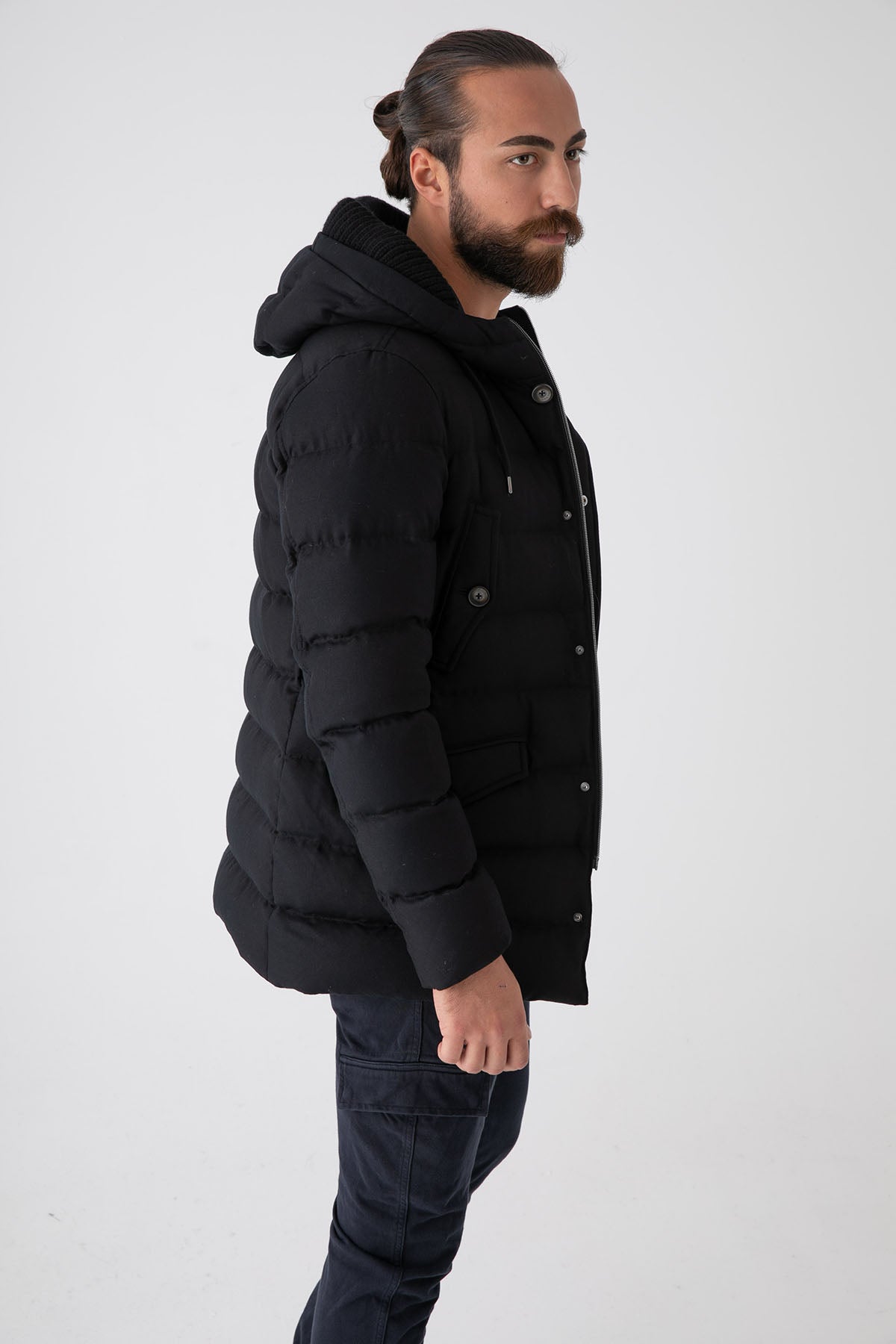 Herno Spor Cepli Kapüşonlu Kaban-Libas Trendy Fashion Store